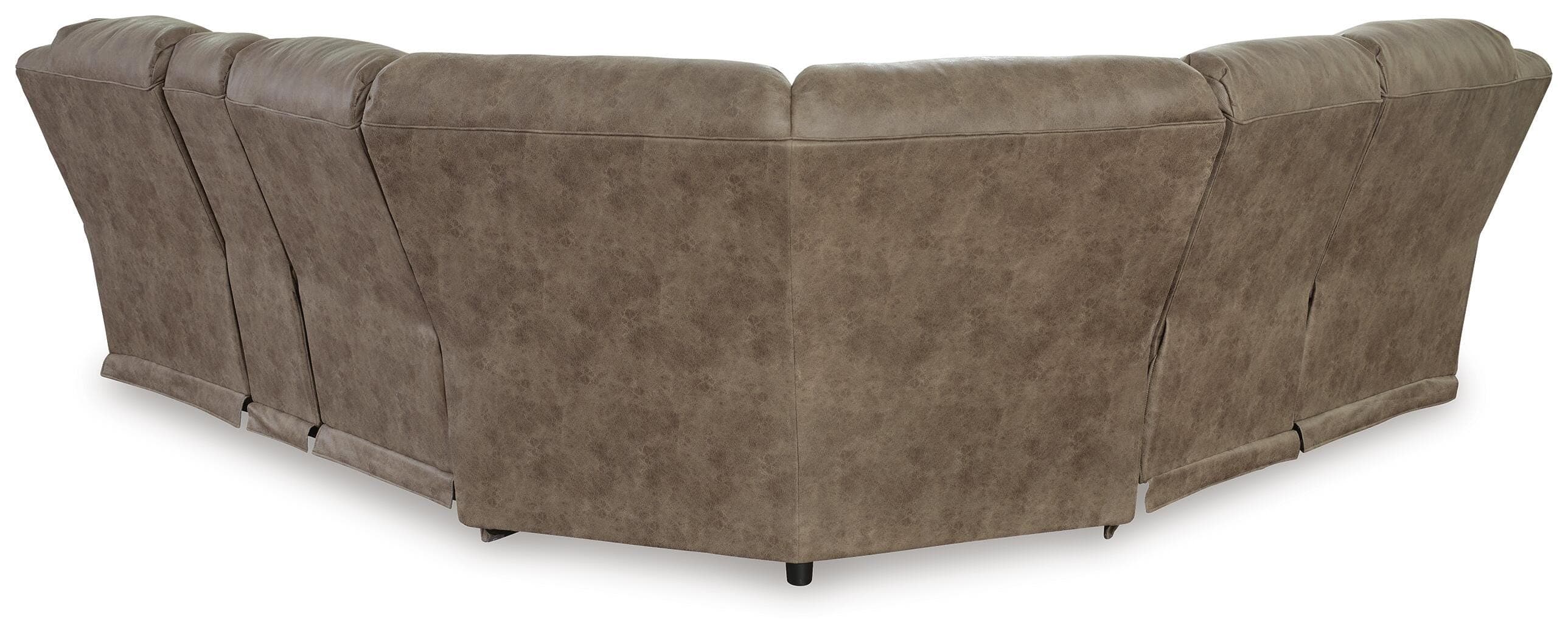 Ravenel 3-Piece Power Reclining Sectional — Brown/Beige — view 3