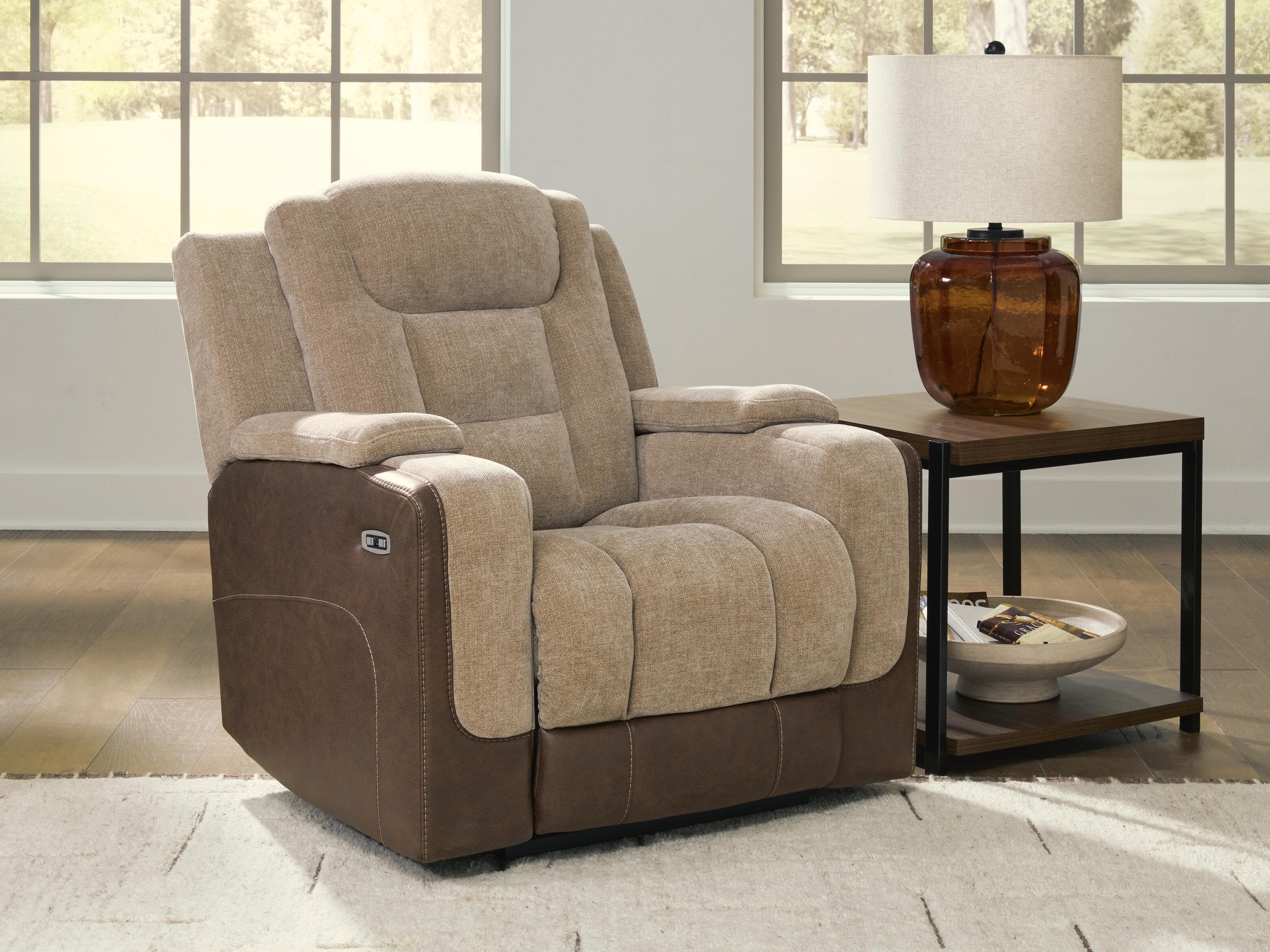 Ultimax Power Recliner — Brown/Beige — view 2