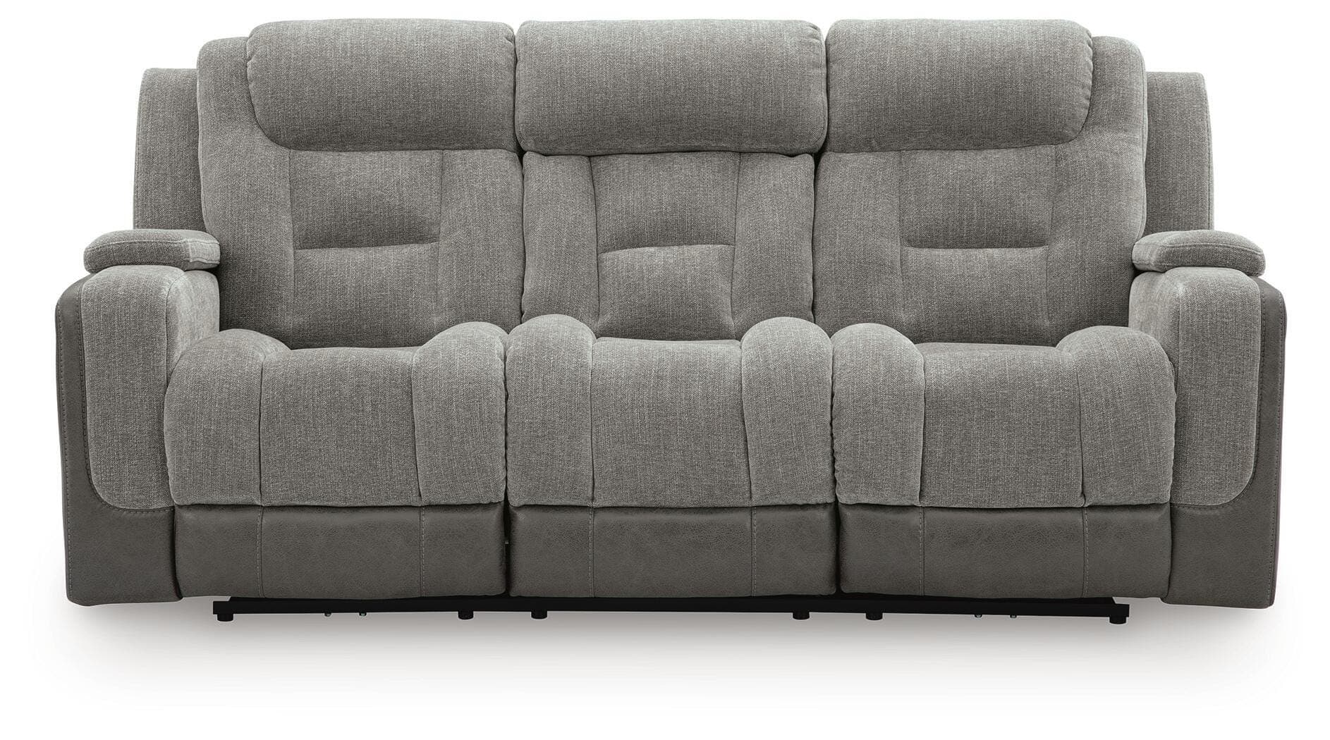 Ultimax Power Reclining Sofa — Black/Gray — view 4