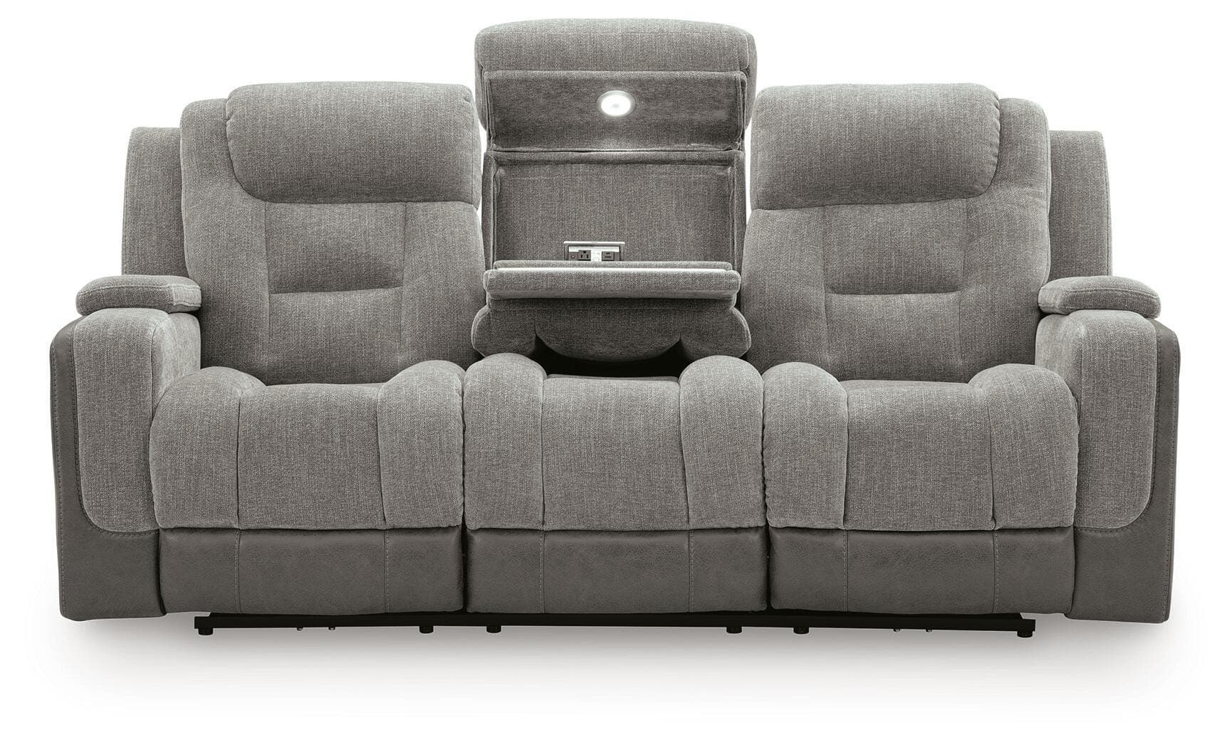 Ultimax Power Reclining Sofa — Black/Gray — view 5