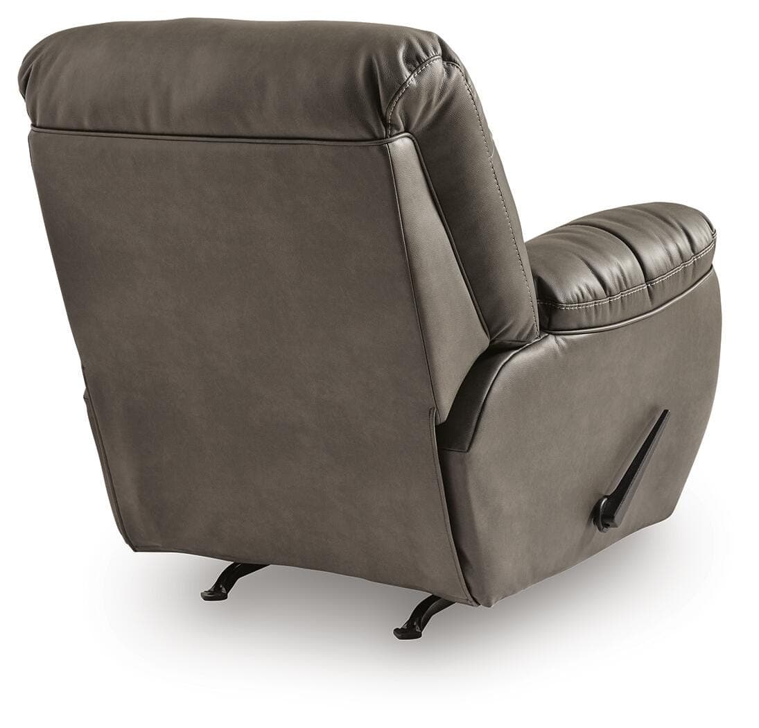 Pittsman Recliner — Black/Gray — view 6
