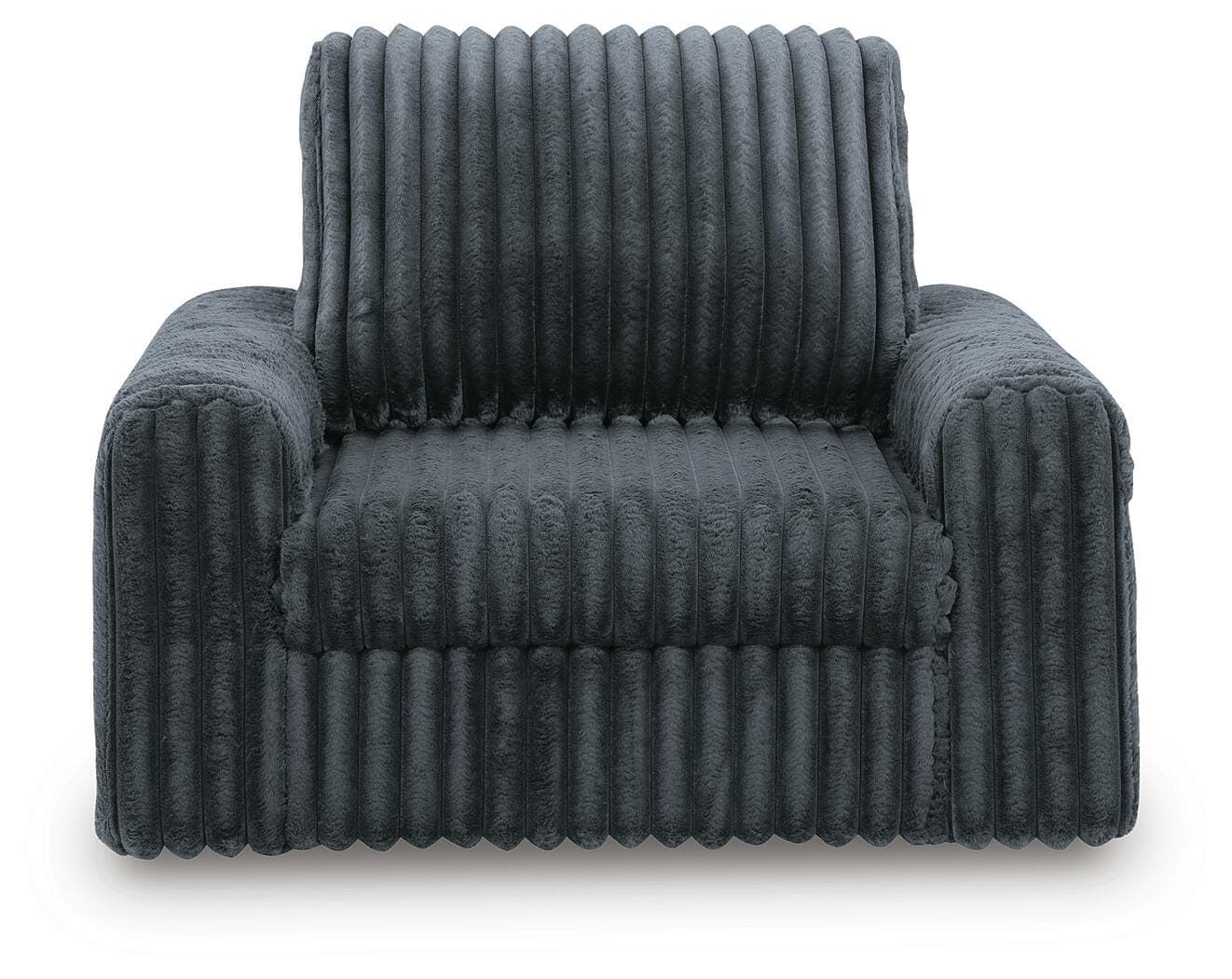 Chalmers Power Gliding Chaise — Black/Gray — view 4