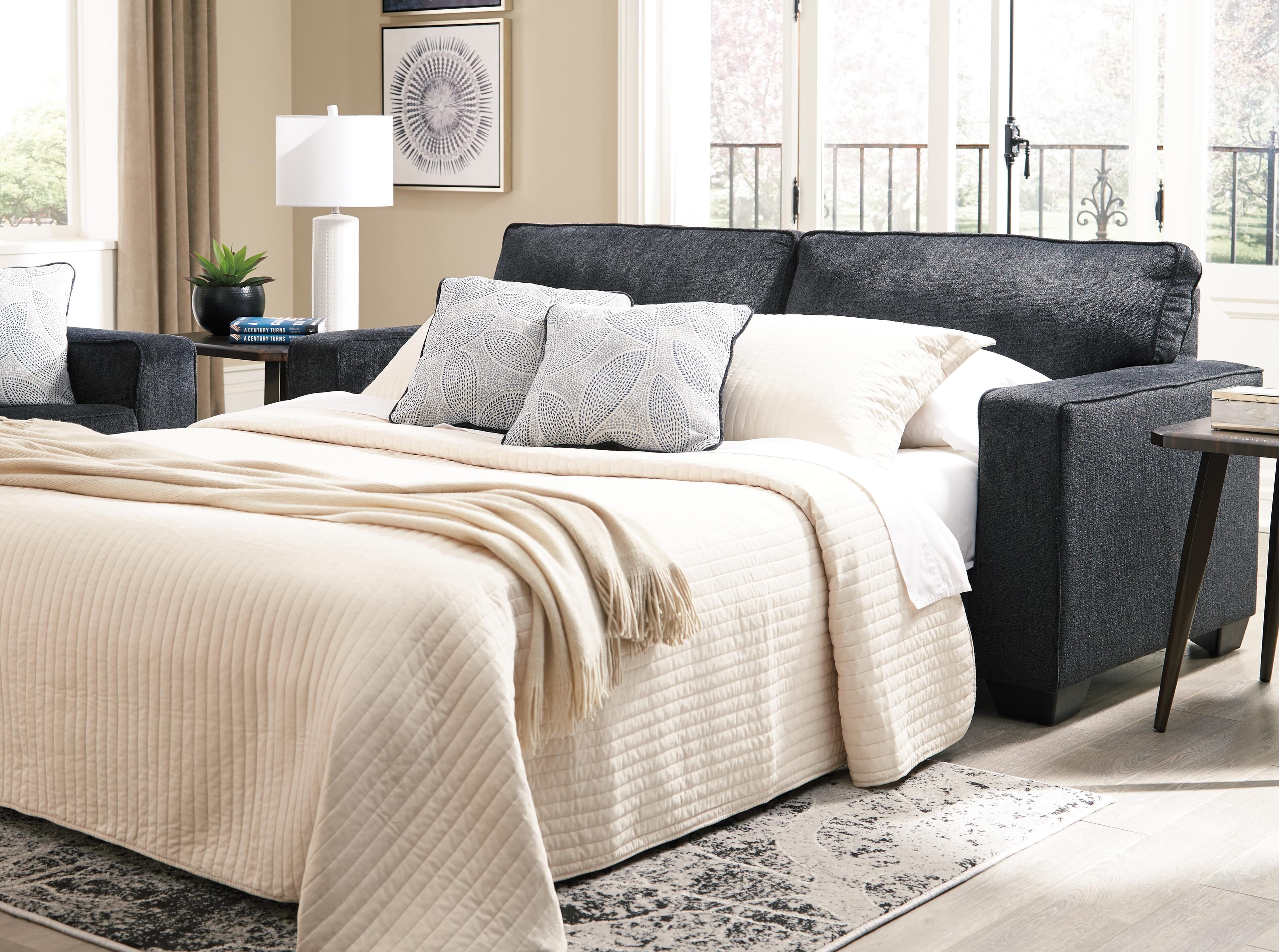 Altari Queen Sofa Sleeper — Black/Gray — view 2