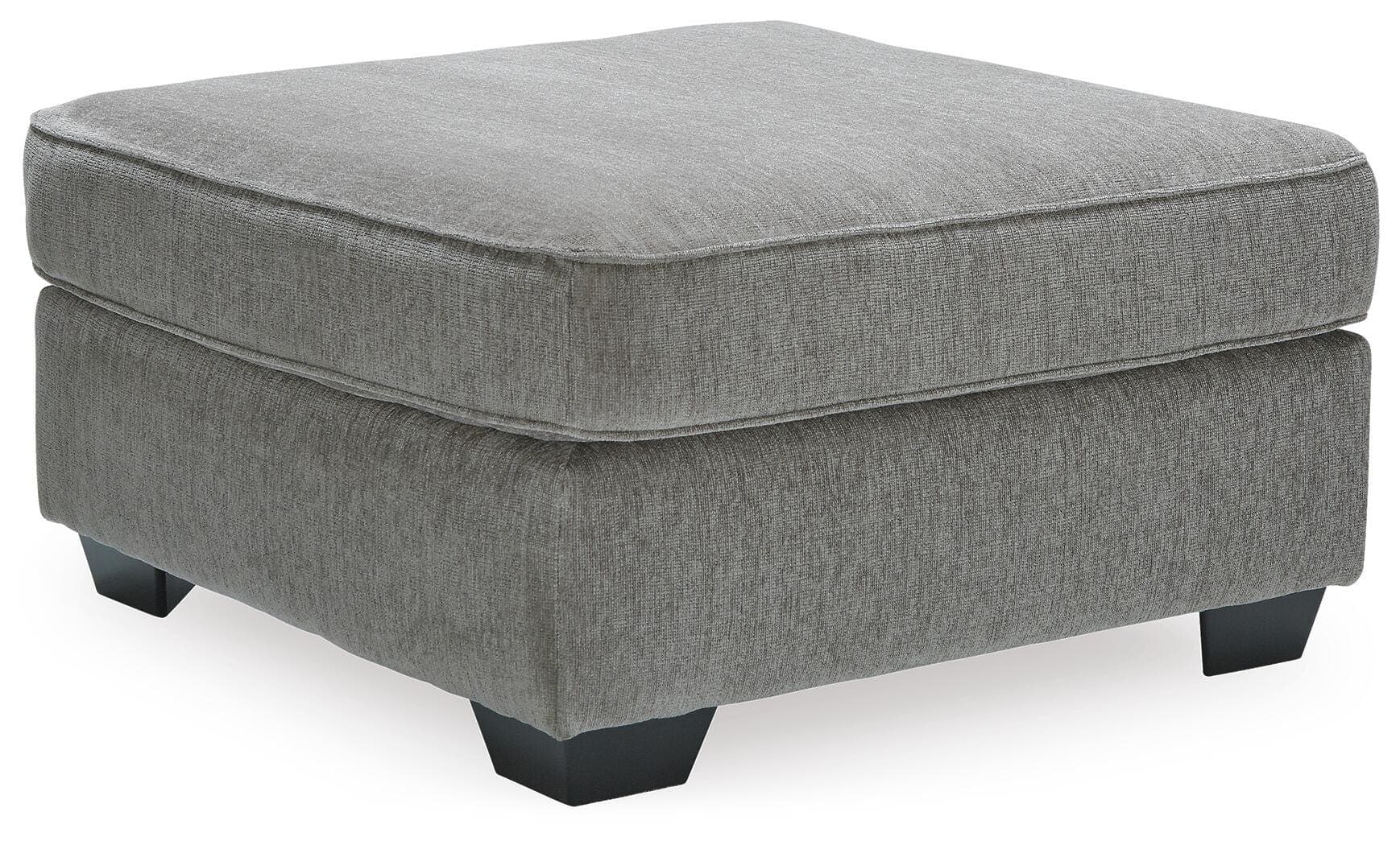 Altari Oversized Accent Ottoman — Black/Gray — Elite Furniture Cincinnati