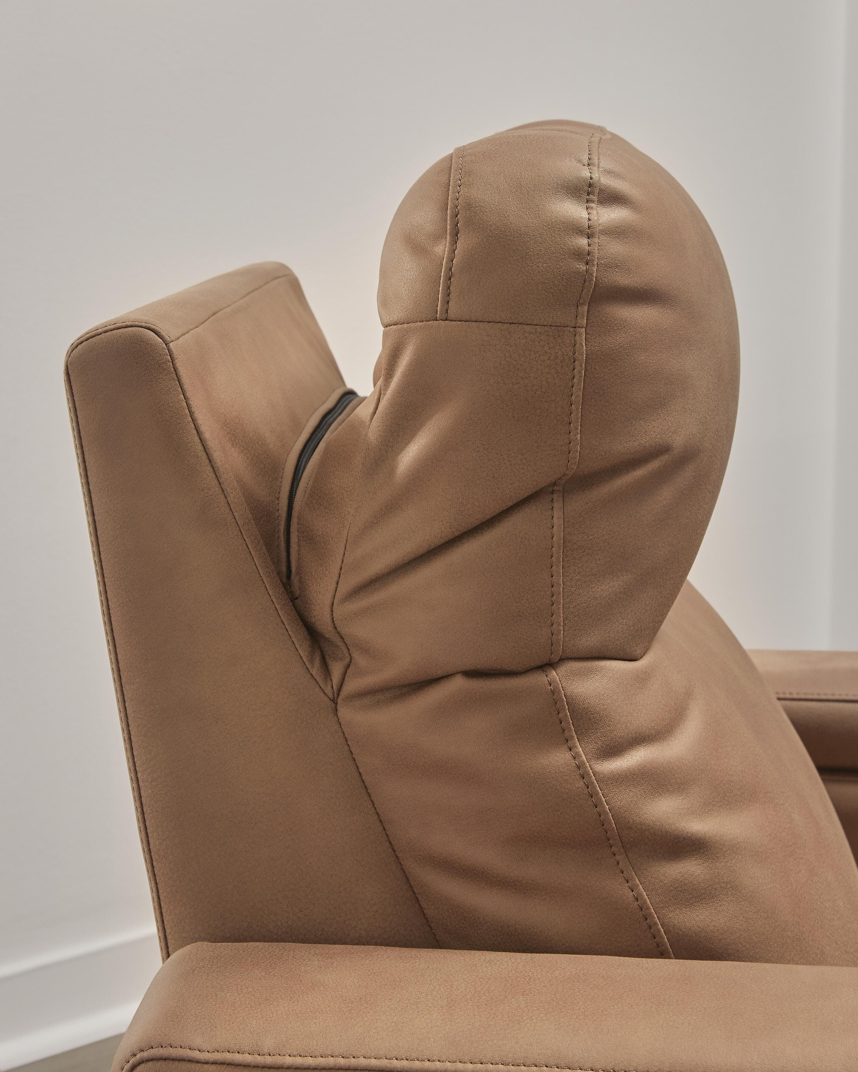 Flinlock Power Glider Recliner with Audio System — Brown/Beige — view 6