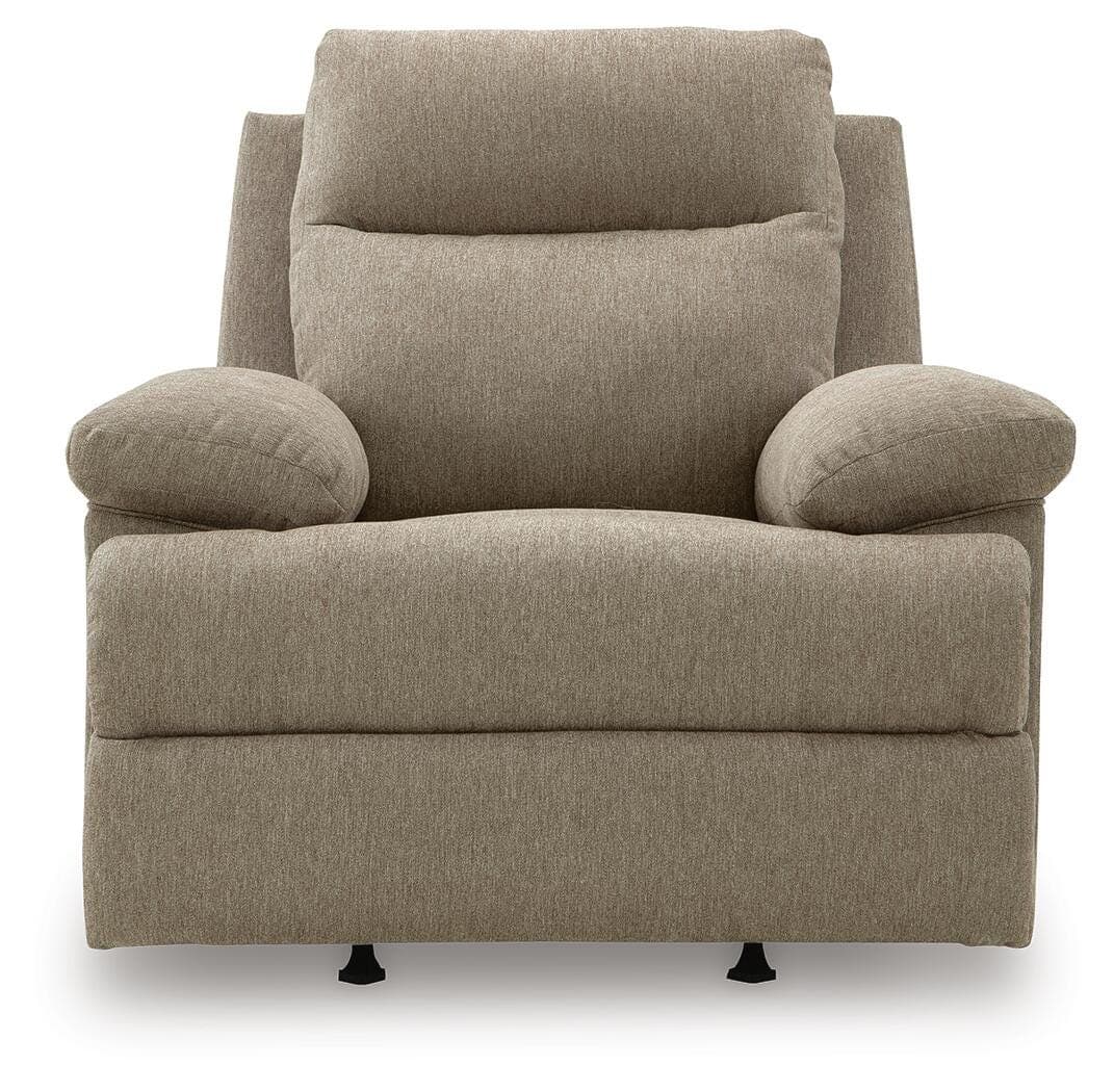 Tarrant Recliner — Brown/Beige — view 4