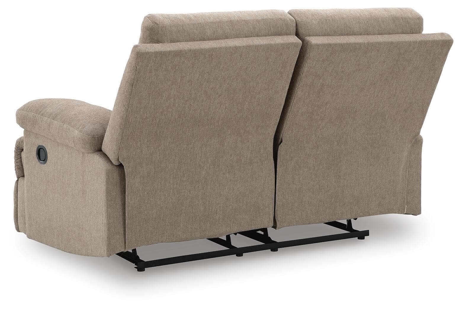Tarrant Reclining Loveseat — Brown/Beige — view 6