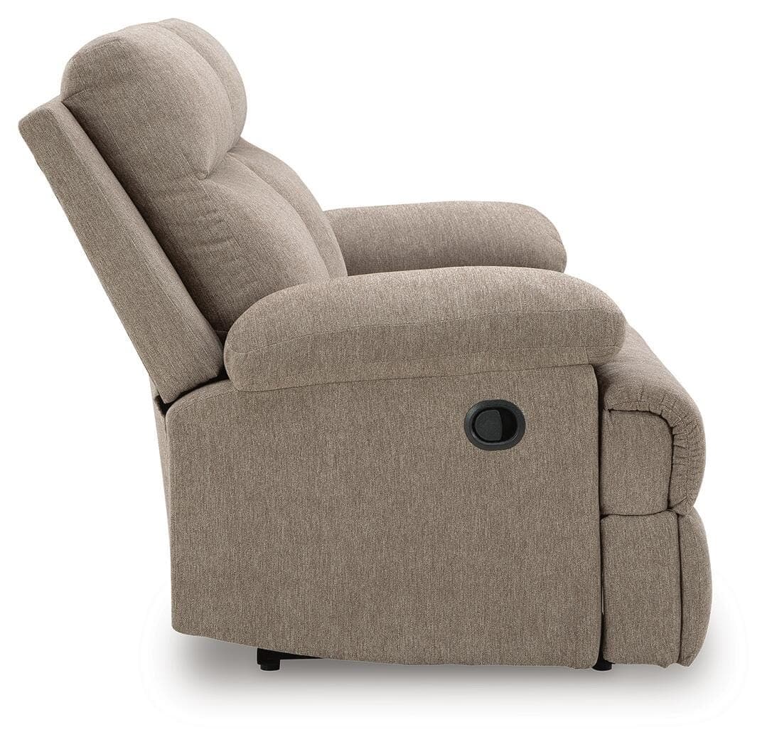 Tarrant Reclining Loveseat — Brown/Beige — view 5