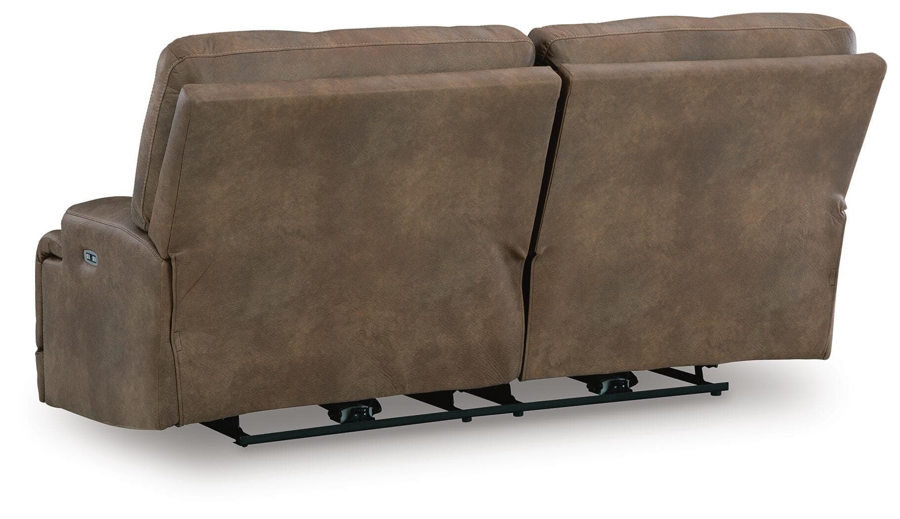 Time-Piece Power Reclining Sofa — Brown/Beige — view 5