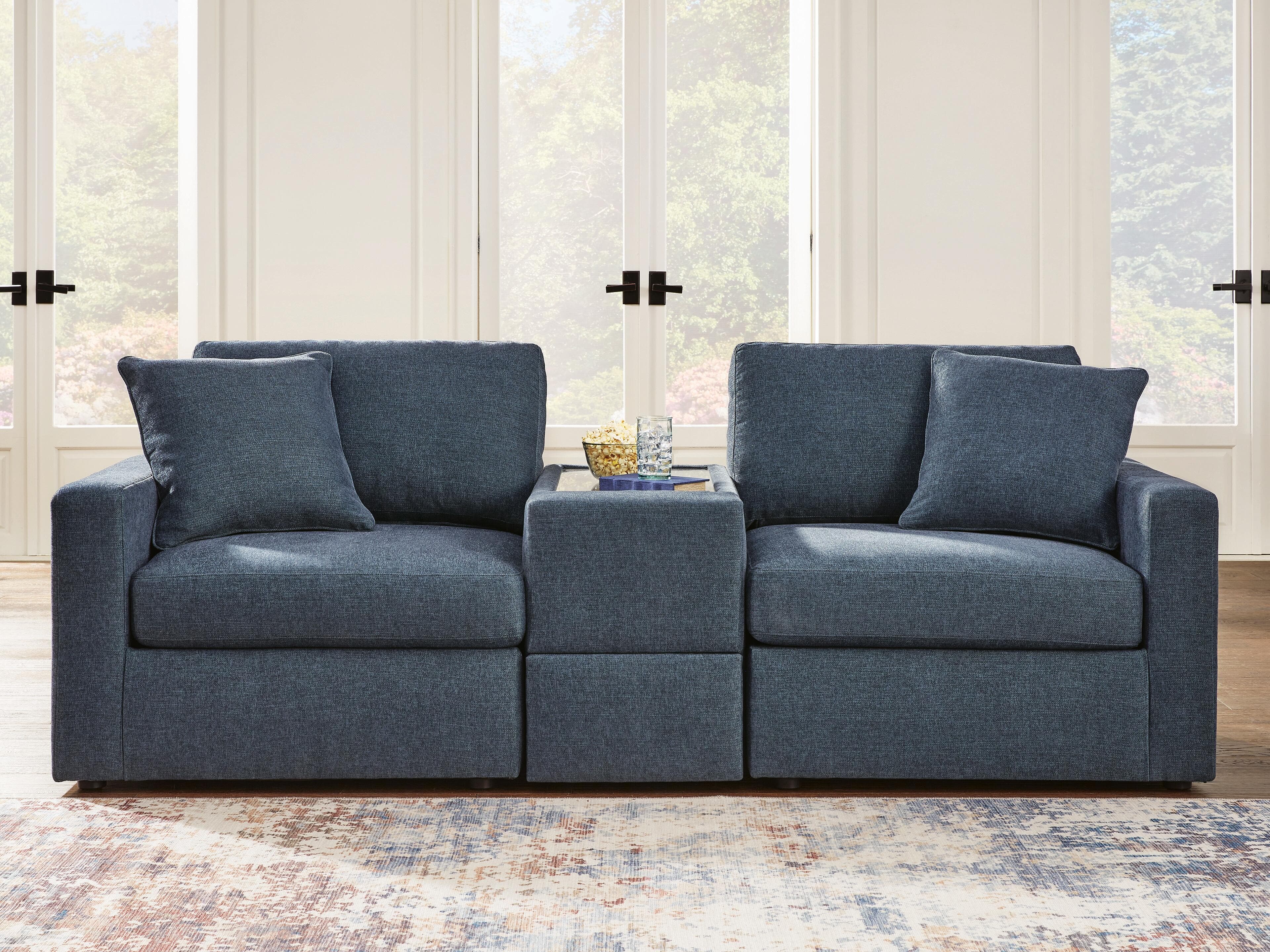 Modmax 3-Piece Sectional — Blue — view 2