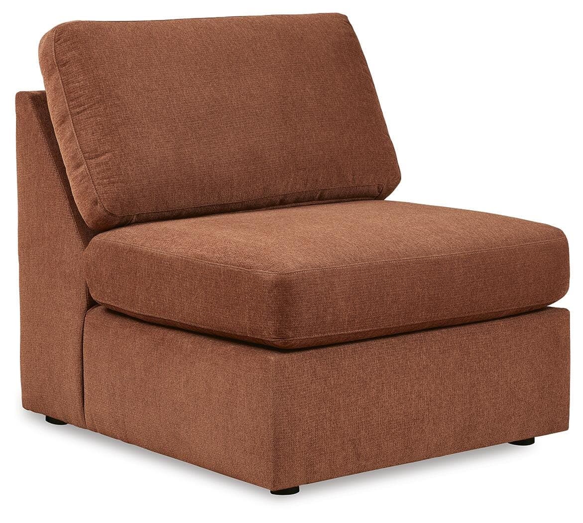 Modmax 4-Piece Sectional with Chaise — Orange — view 3