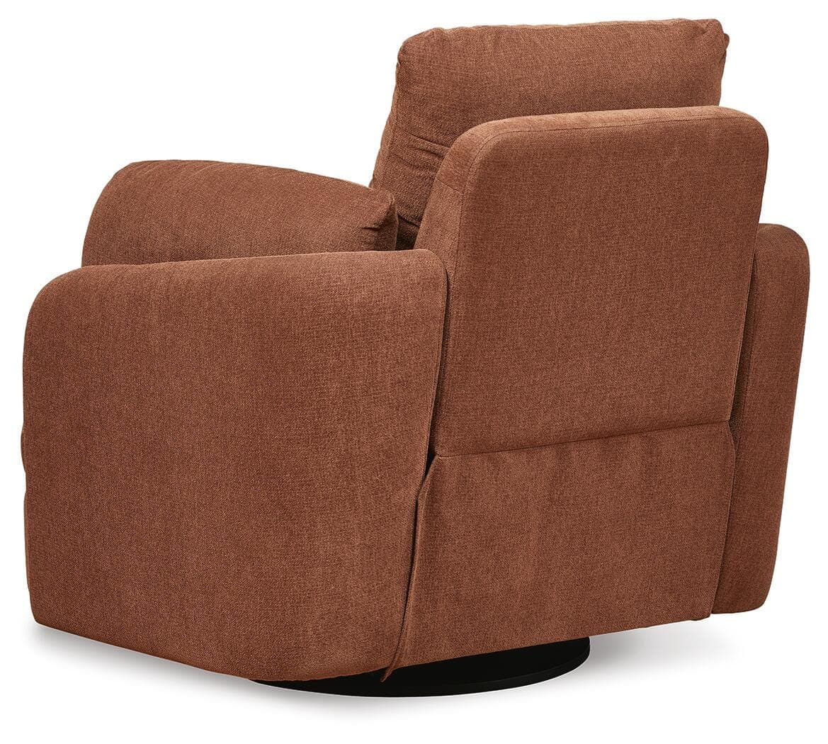 Modmax Swivel Glider Recliner — Orange — view 7