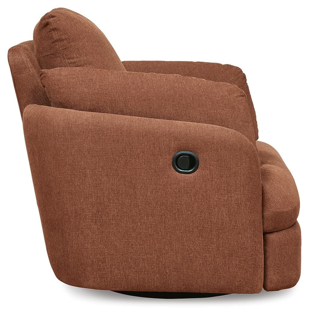 Modmax Swivel Glider Recliner — Orange — view 6