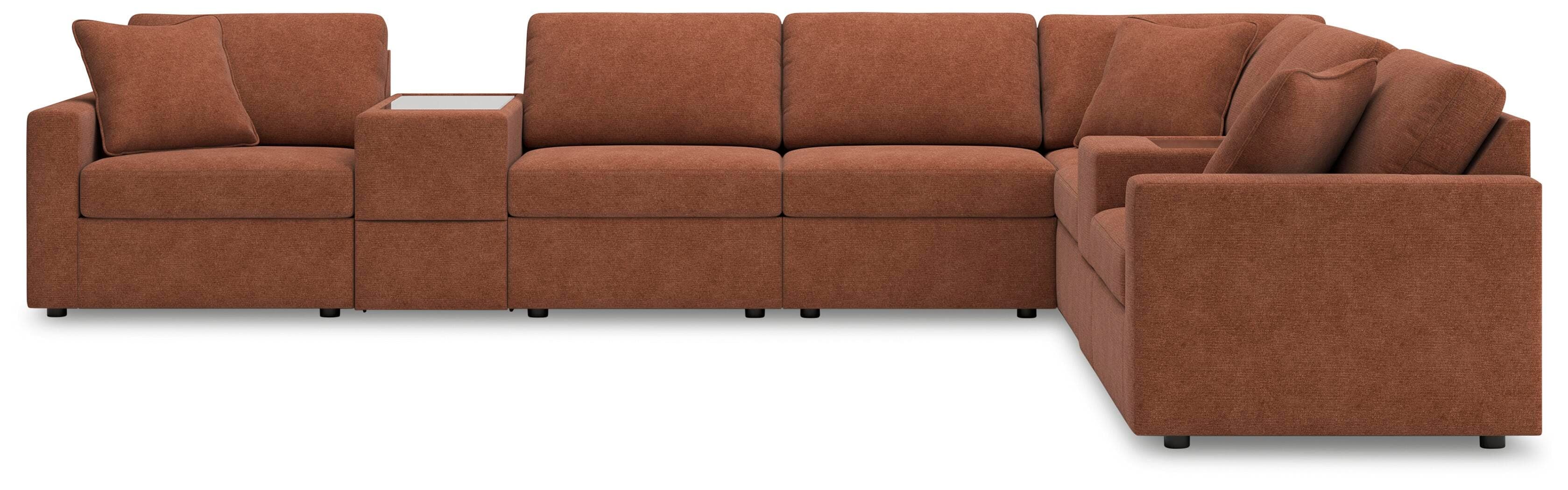 Modmax 8-Piece Sectional — Orange — view 3