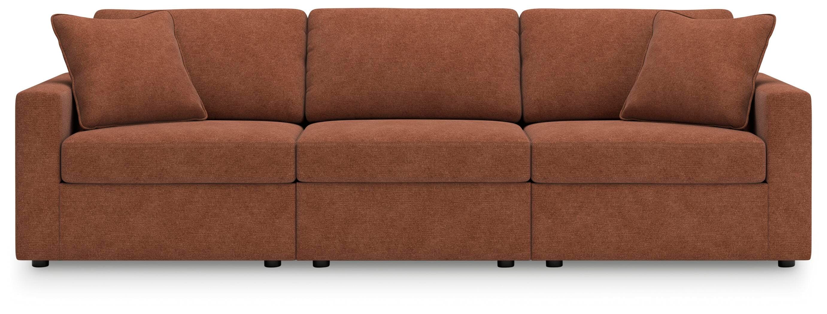 Modmax 3-Piece Sectional — Orange — view 4