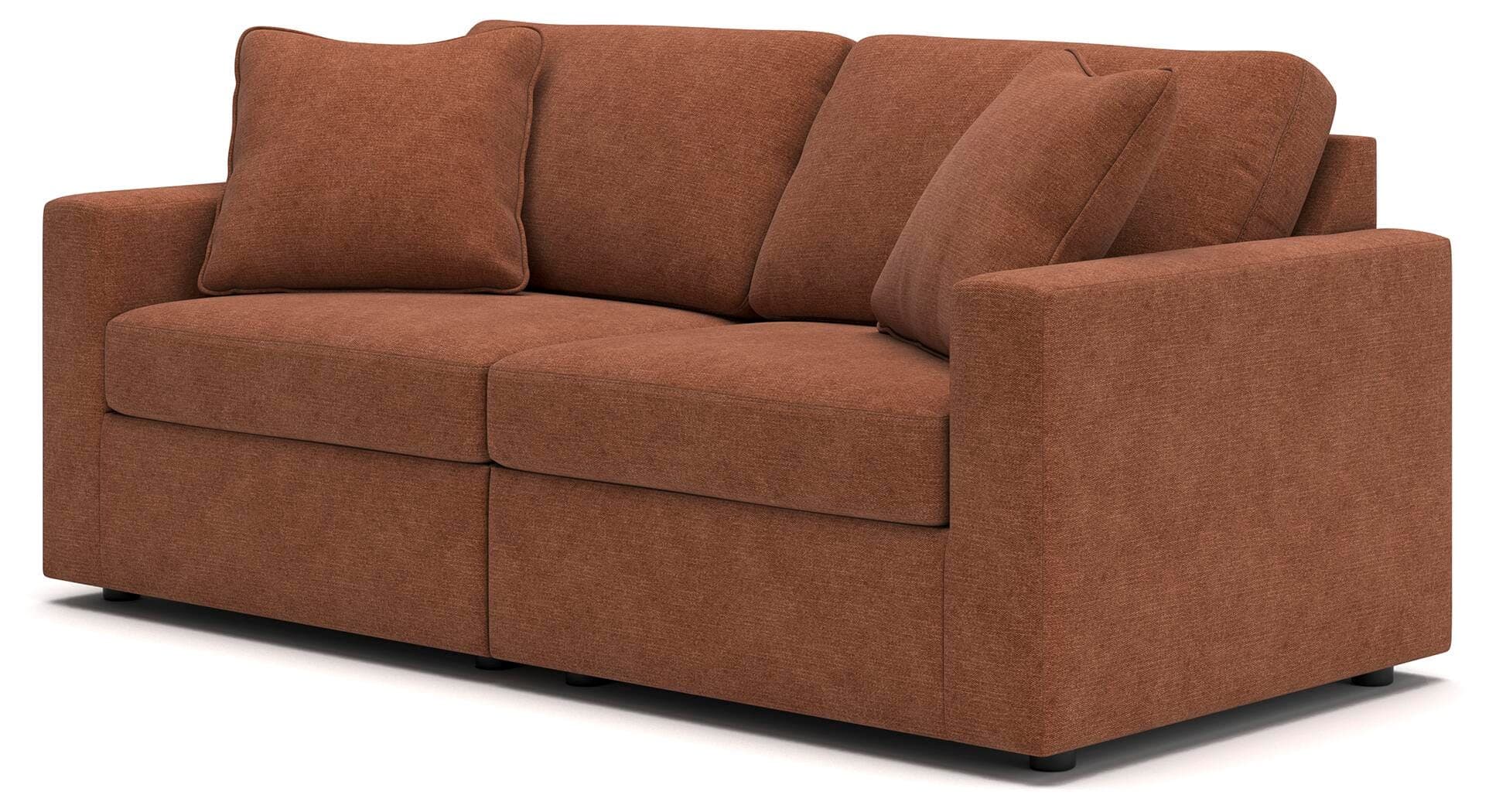 Modmax 2-Piece Sectional — Orange — view 3