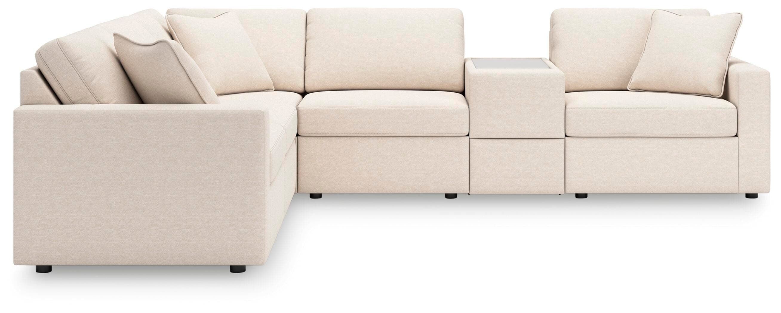 Modmax 6-Piece Sectional — White — view 2