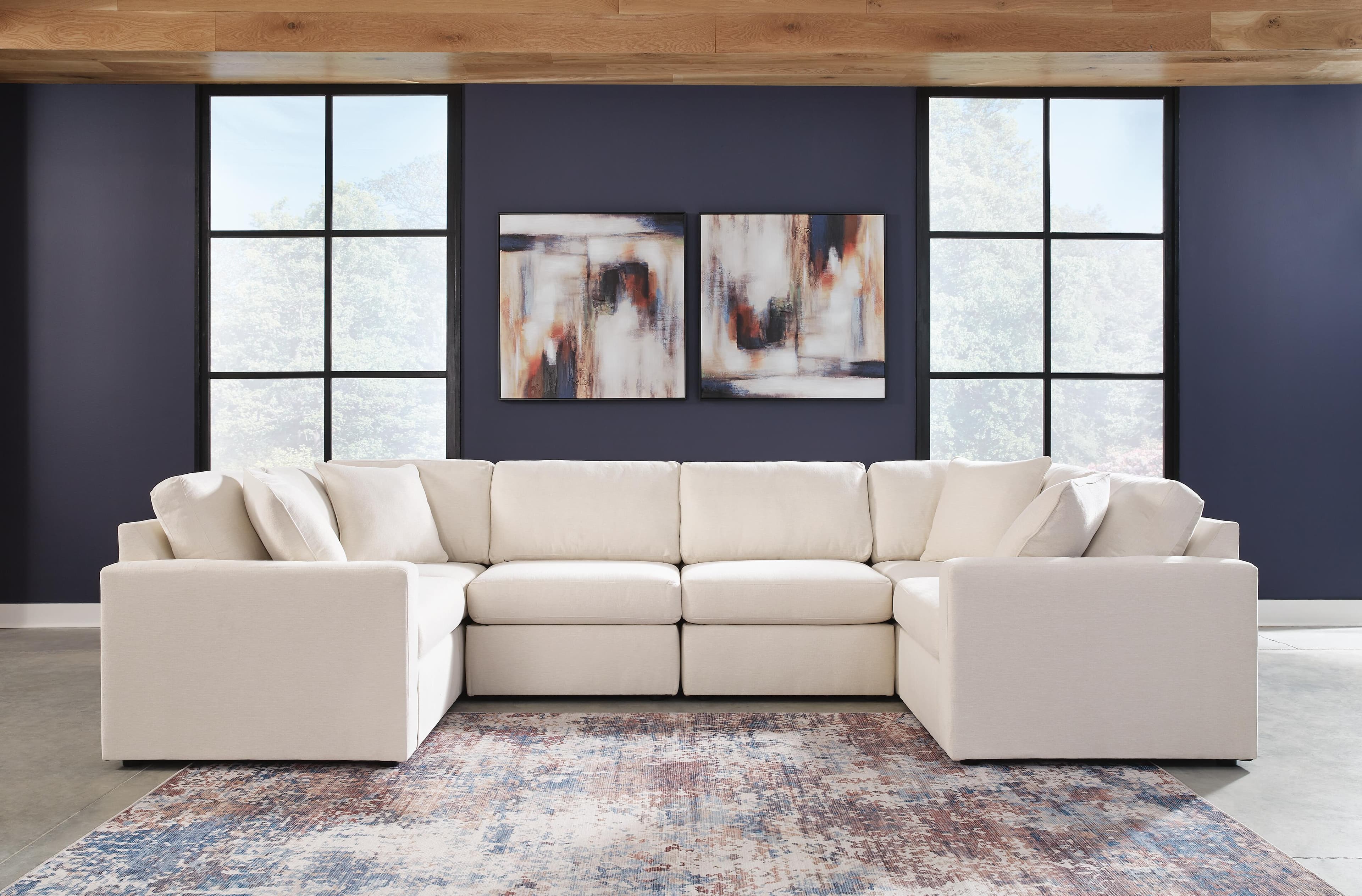 Modmax 6-Piece Sectional — White — view 2