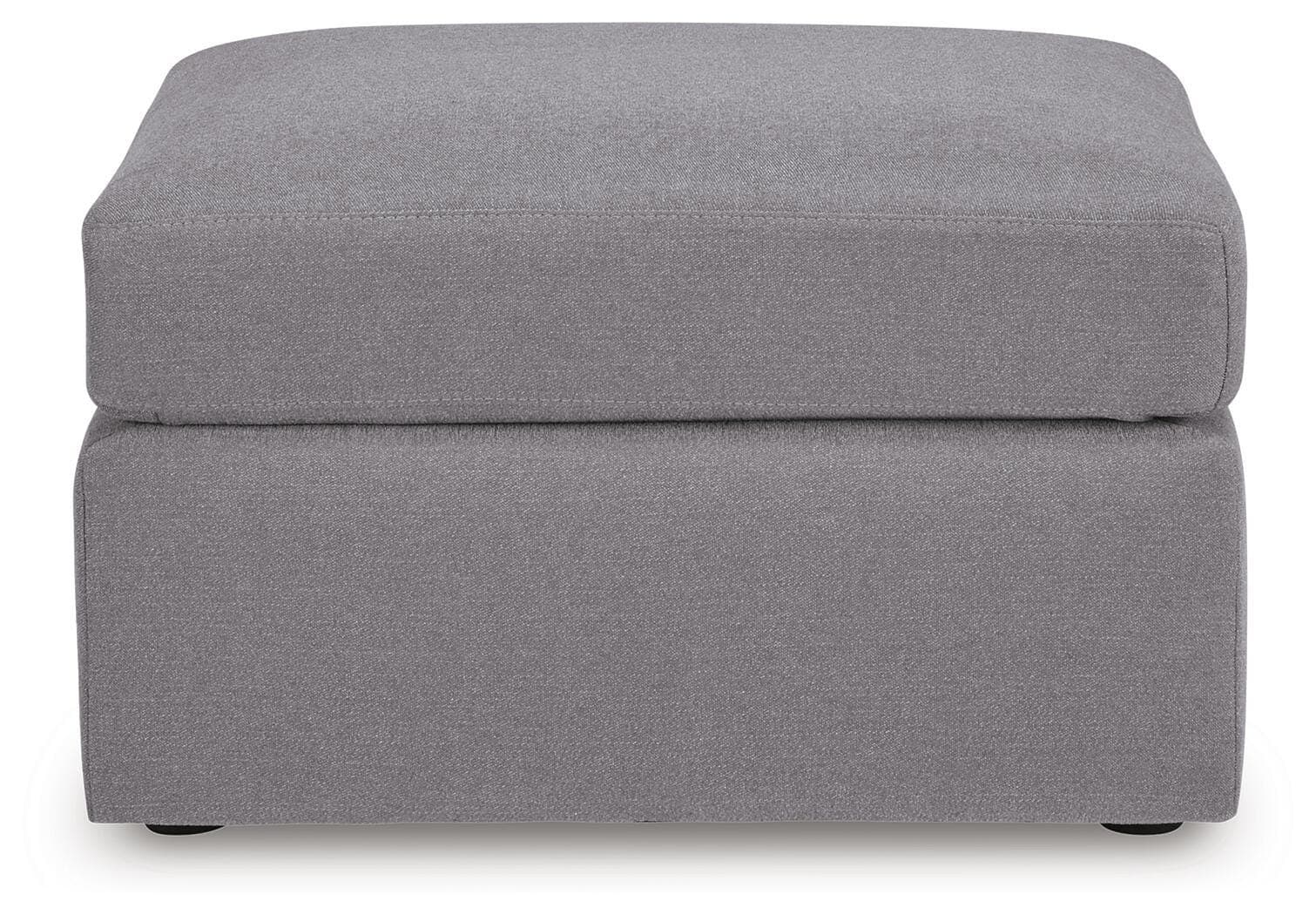 Modmax Oversized Accent Ottoman — Black/Gray — view 3