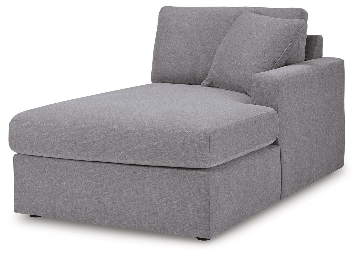 Modmax 4-Piece Sectional with Chaise — Black/Gray — view 4
