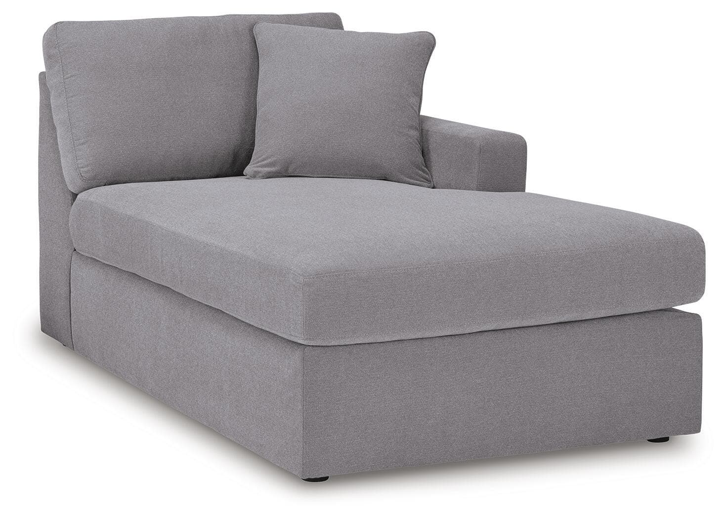 Modmax 3-Piece Sectional with Chaise — Black/Gray — view 4