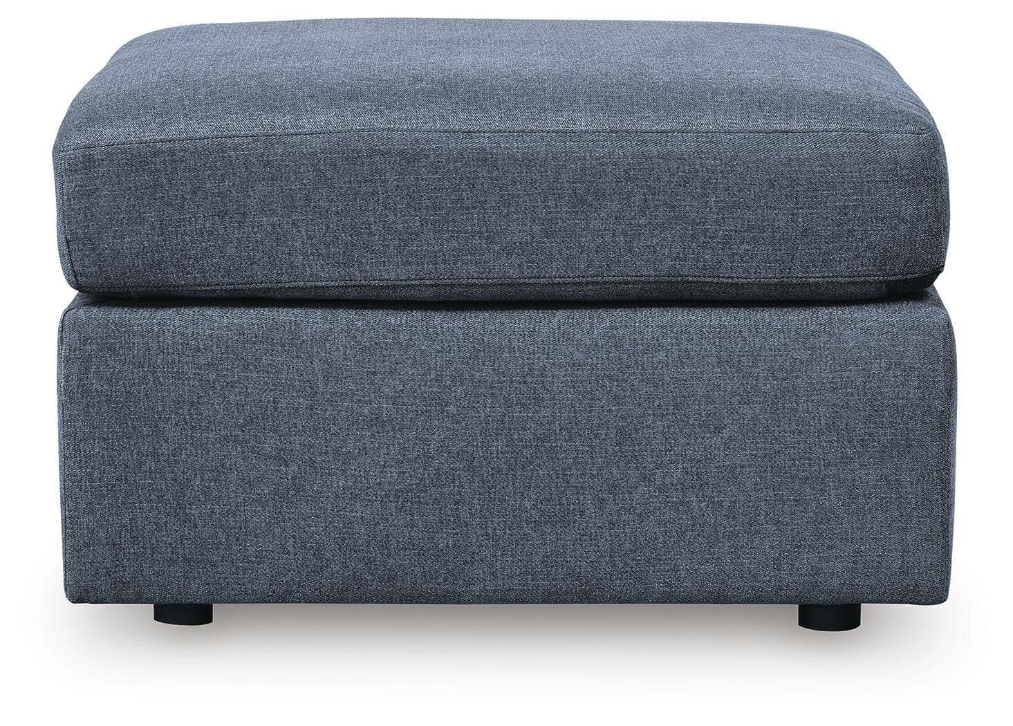 Modmax Oversized Accent Ottoman — Blue — view 3