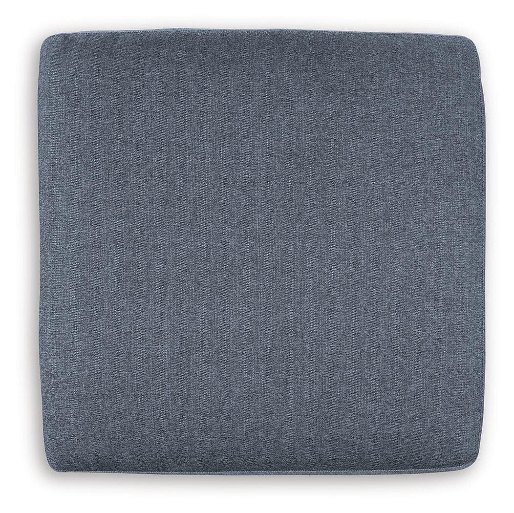 Modmax Oversized Accent Ottoman — Blue — view 4