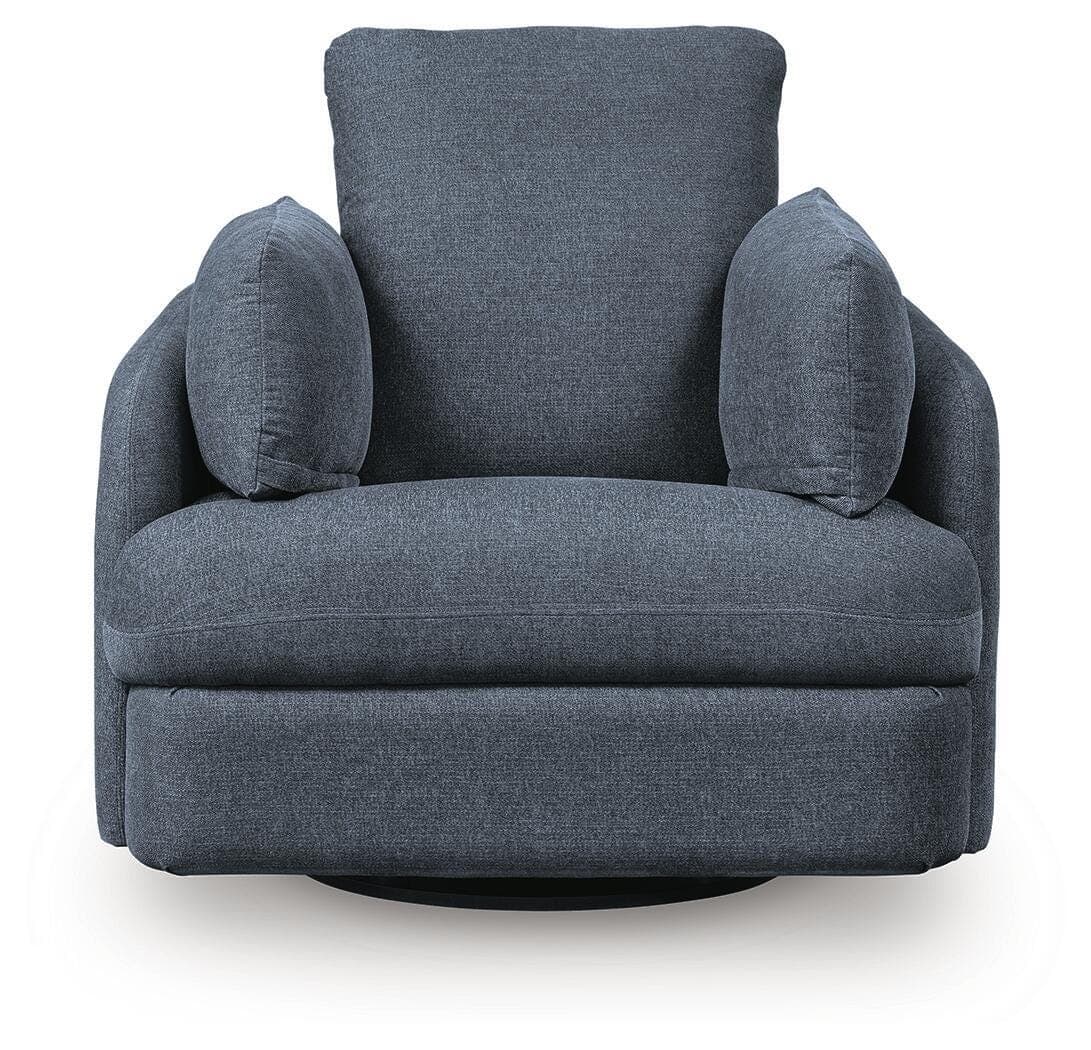Modmax Swivel Glider Recliner — Blue — view 5