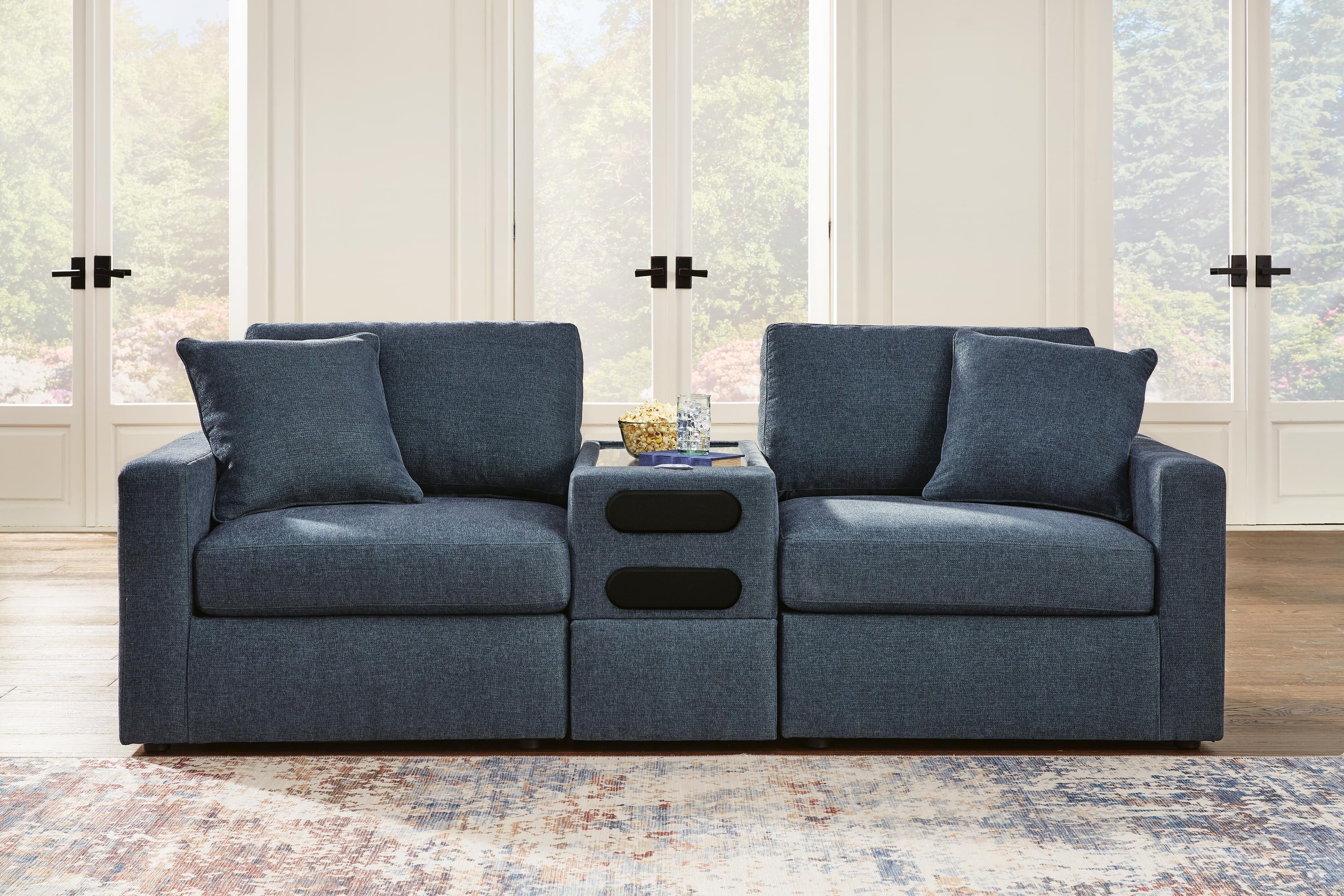 Modmax 3-Piece Sectional — Blue — view 2