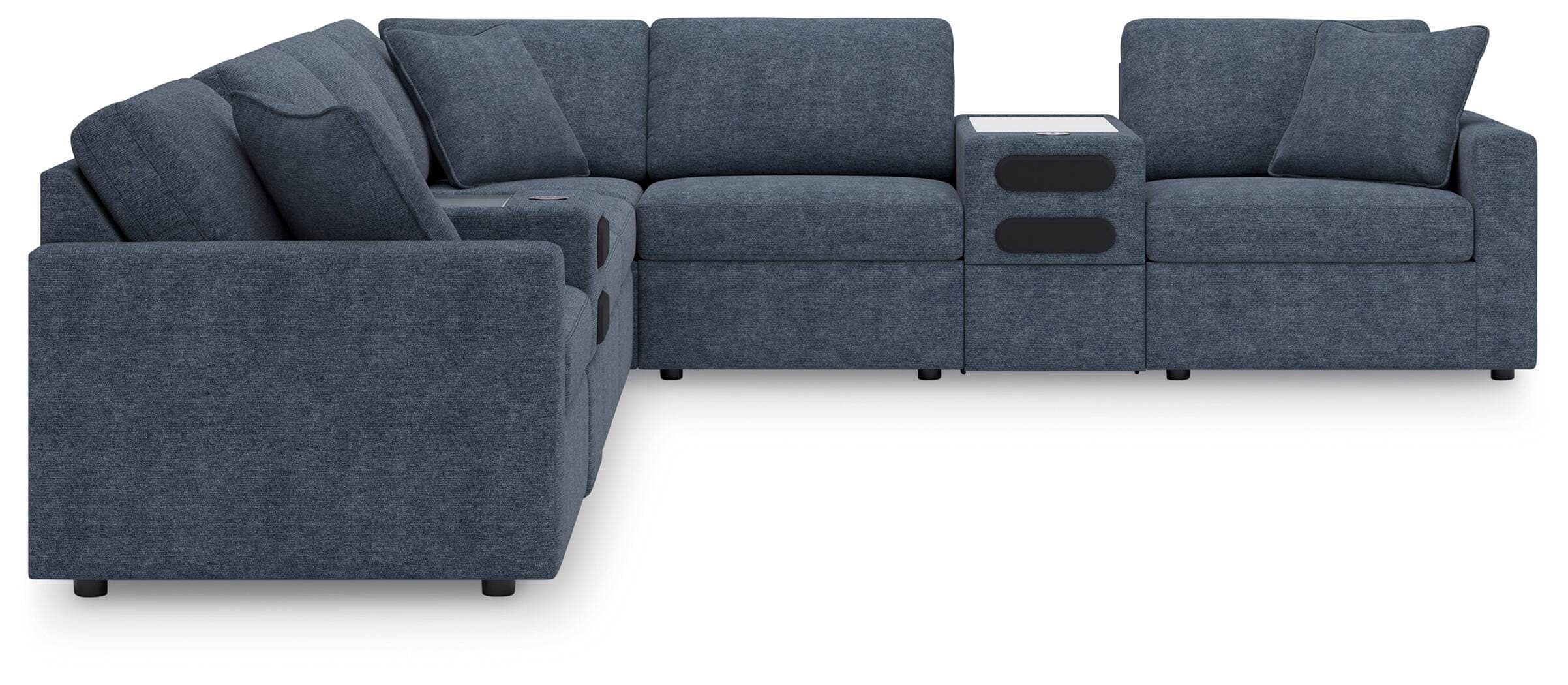 Modmax 8-Piece Sectional — Blue — view 2