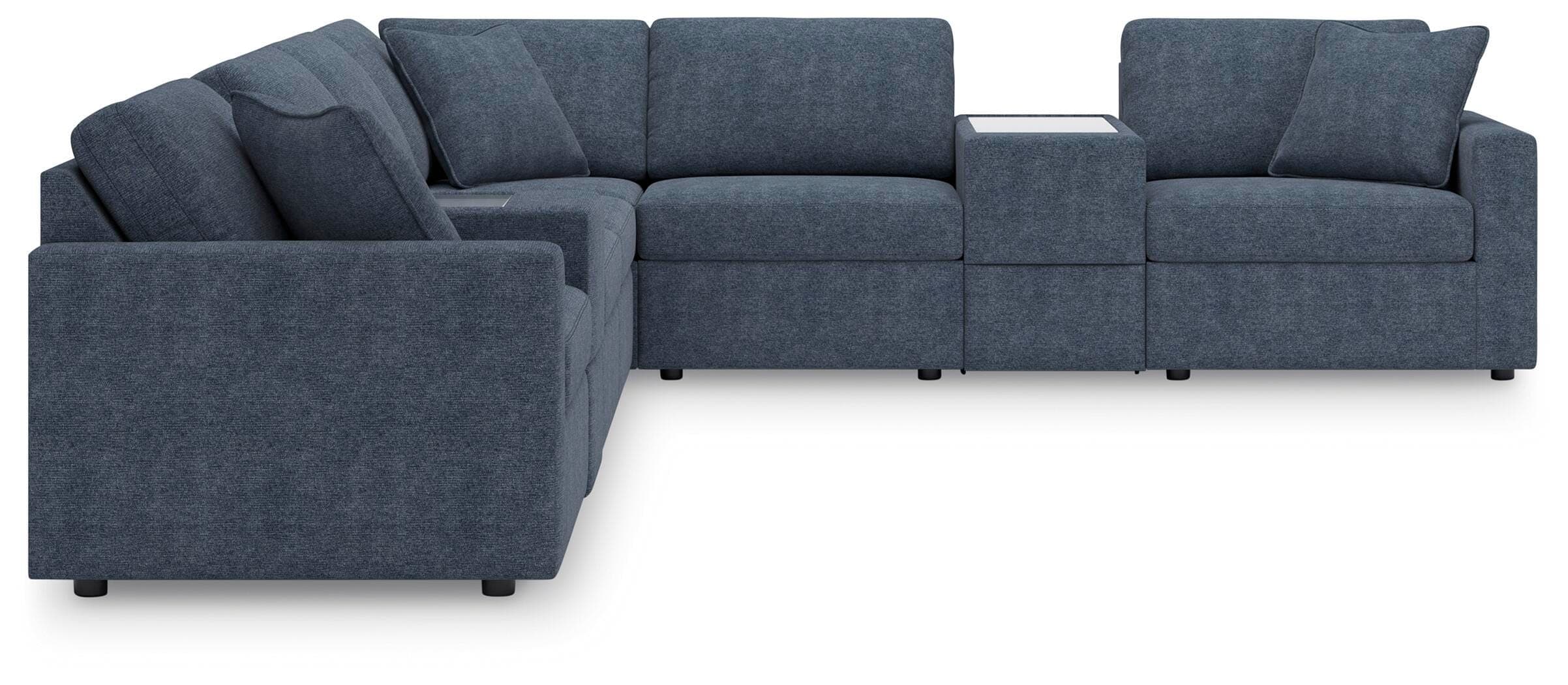 Modmax 8-Piece Sectional — Blue — view 2