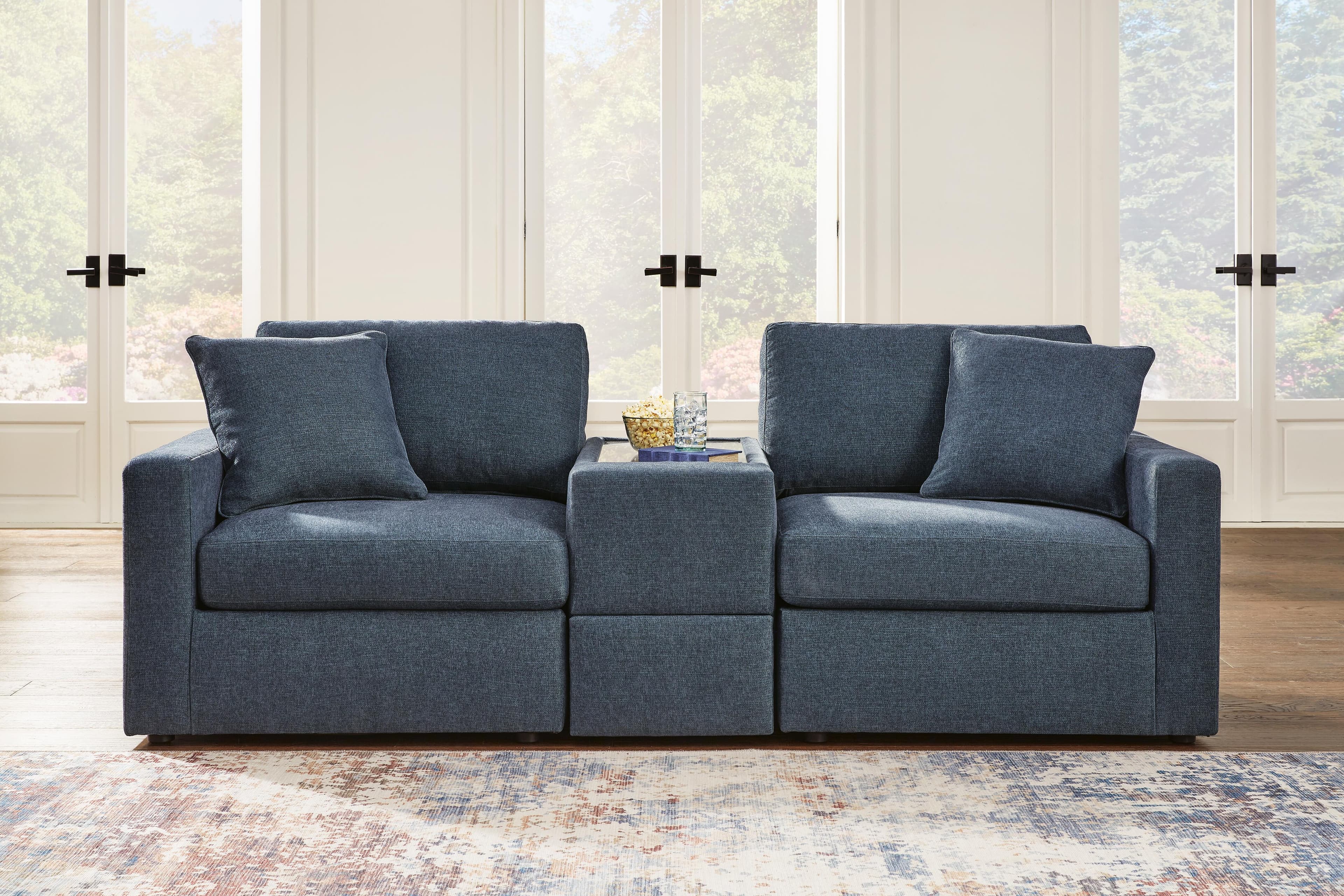 Modmax 3-Piece Sectional — Blue — view 2