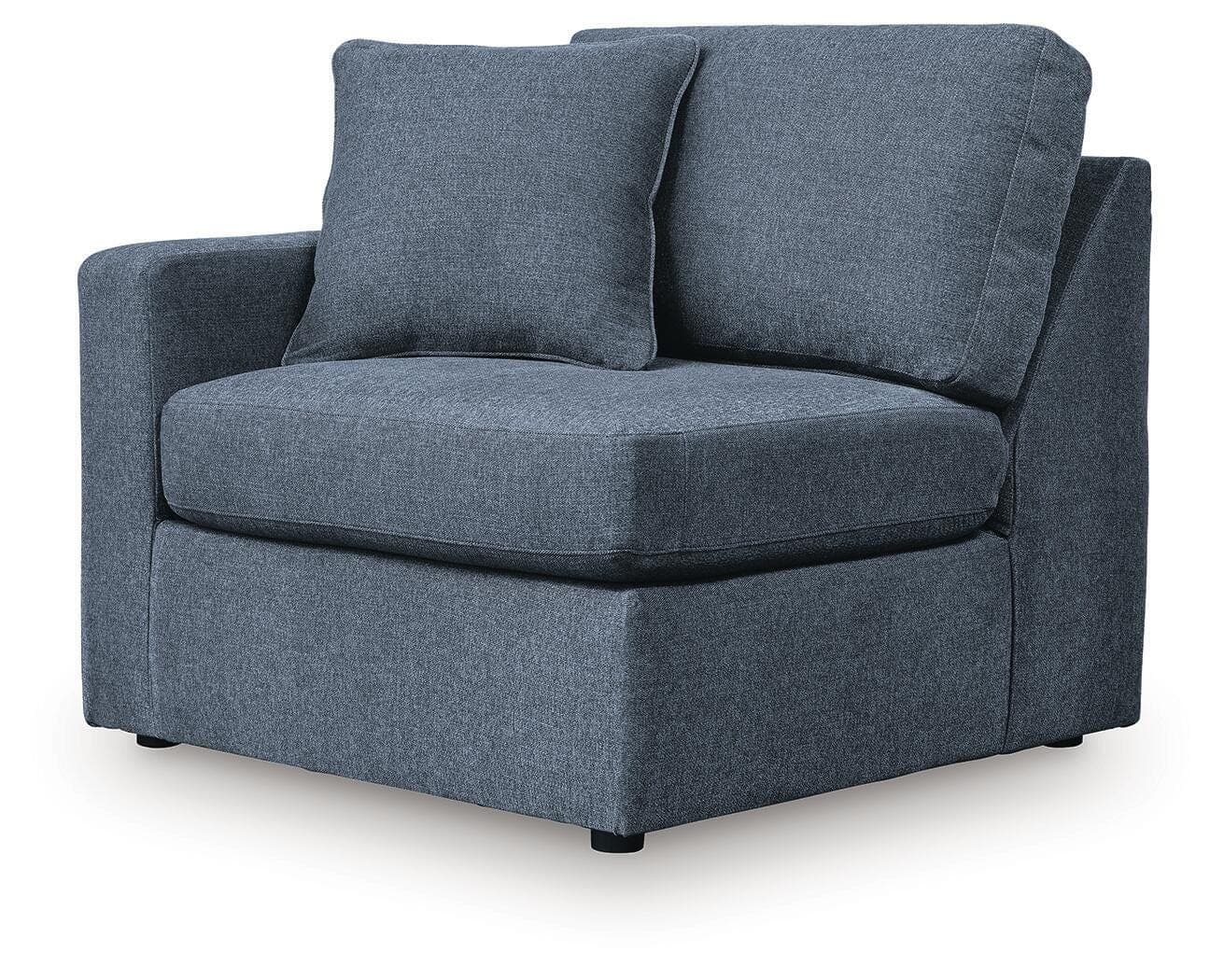 Modmax 4-Piece Sectional with Chaise — Blue — view 4
