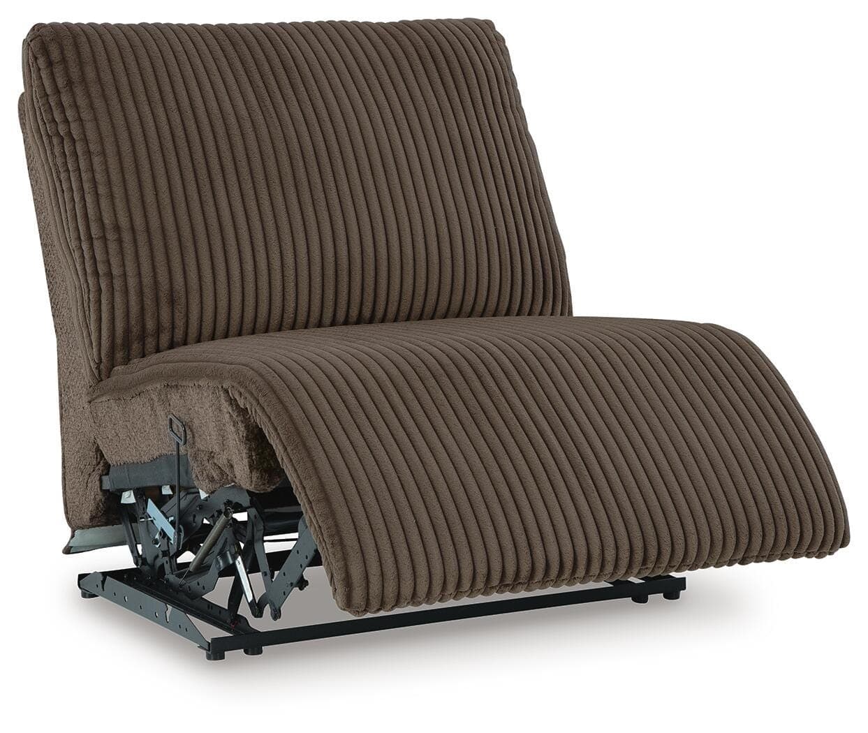 Top Tier 3-Piece Reclining Sofa Chaise Sectional — Chocolate — view 8