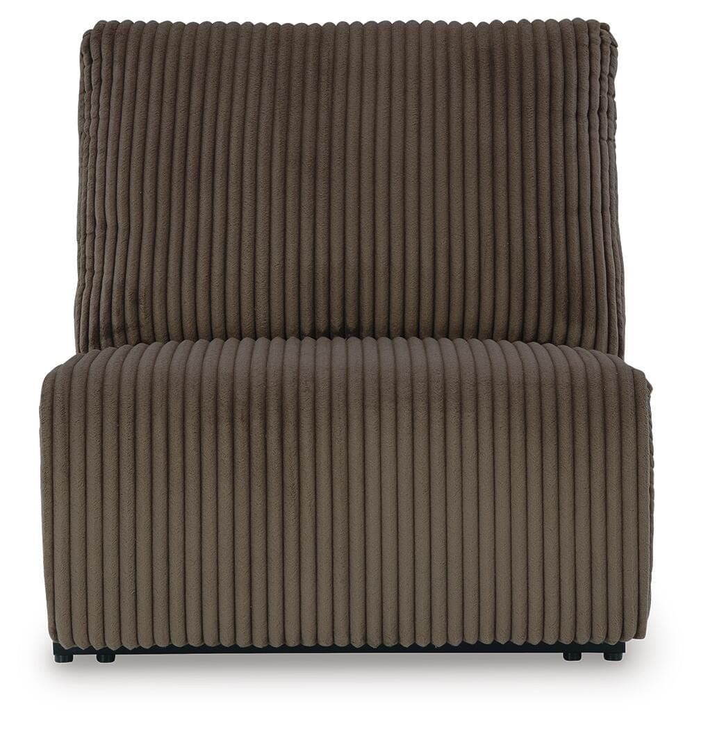 Top Tier 3-Piece Reclining Sofa Chaise Sectional — Chocolate — view 6