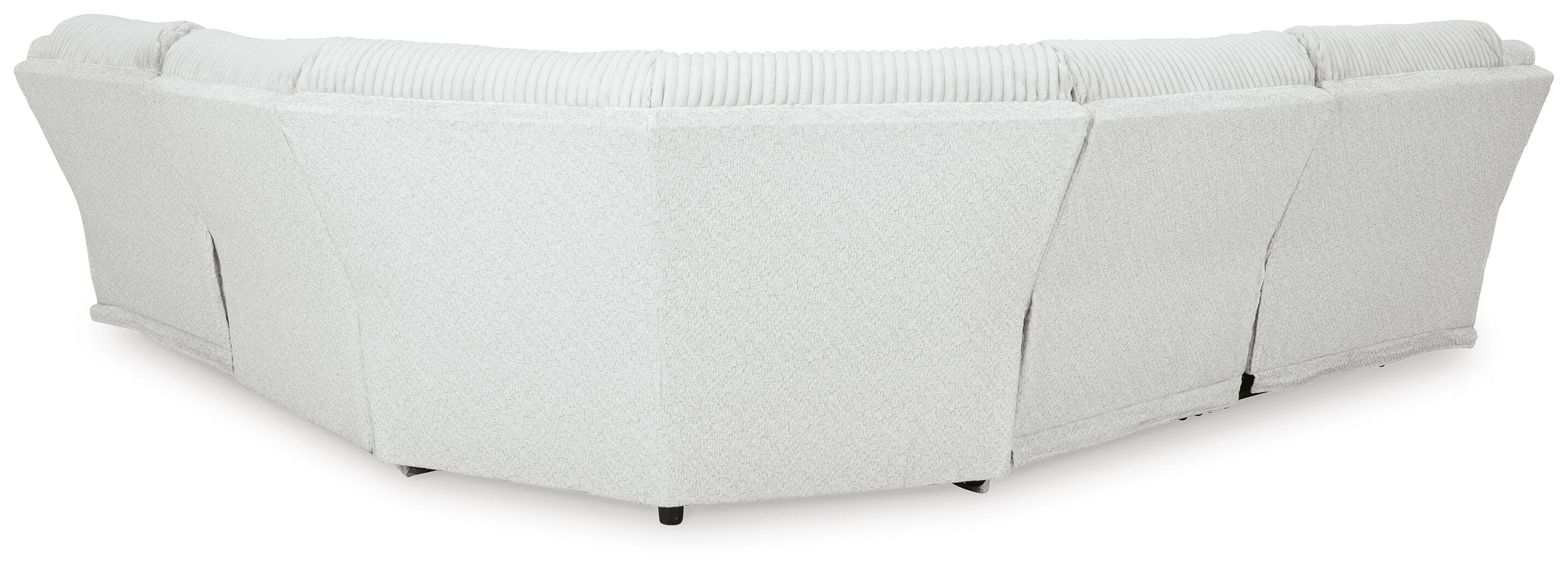 Top Tier 5-Piece Reclining Sectional — Black/Gray — view 4