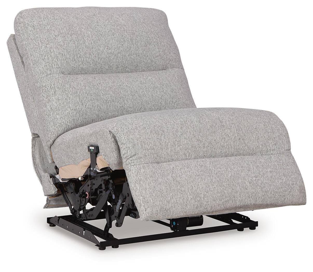 Acklen Place 5-Piece Power Reclining Sectional — Black/Gray — view 4
