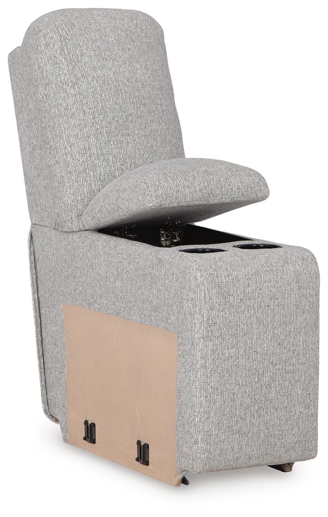 Acklen Place 3-Piece Sectional — Pewter — view 4