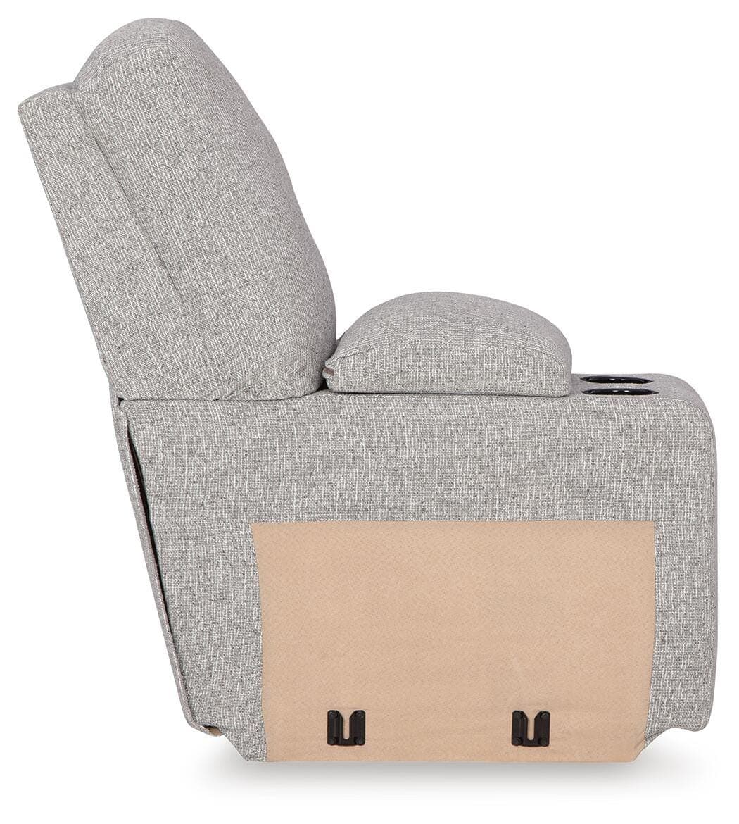 Acklen Place 3-Piece Sectional — Pewter — view 5