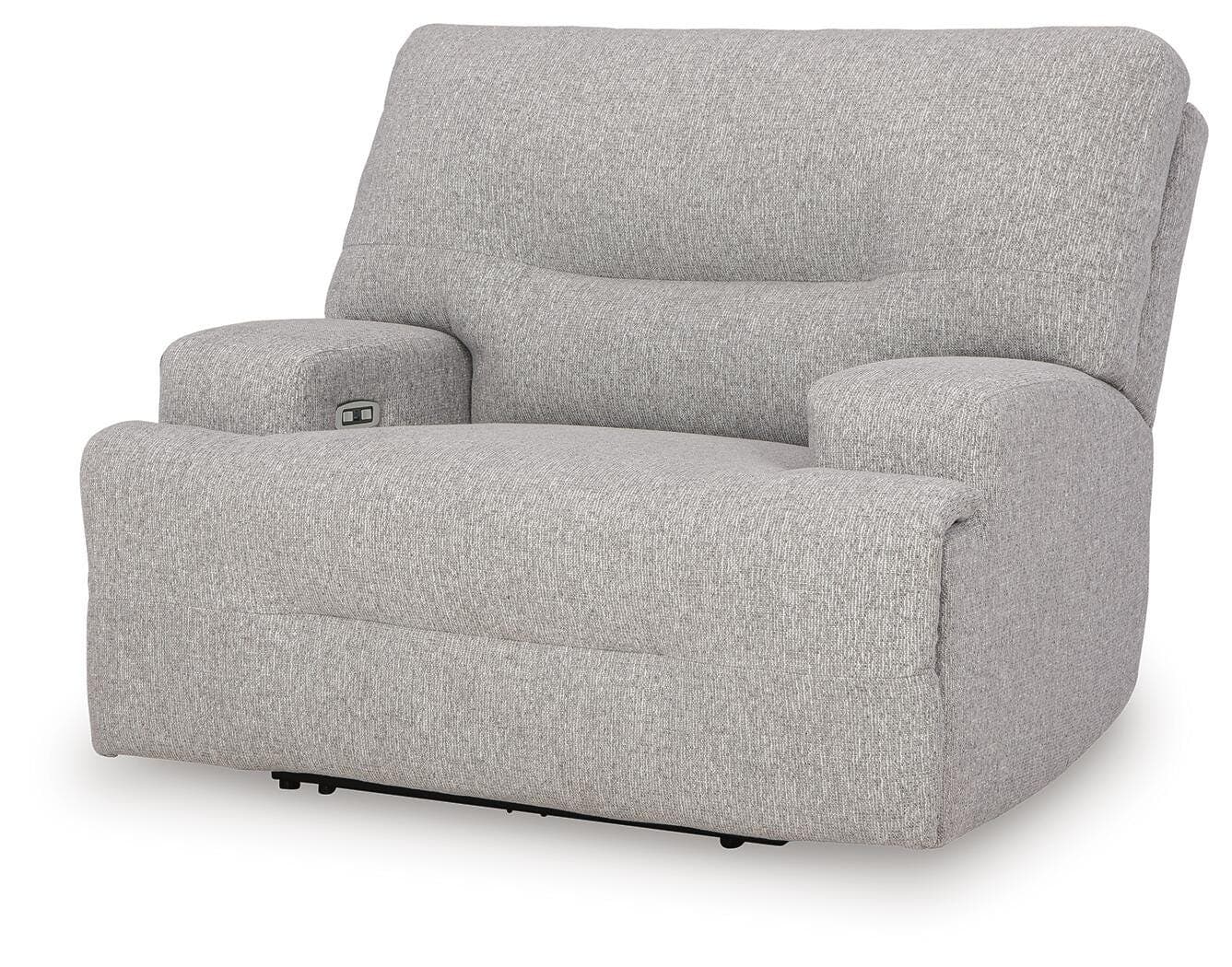 Acklen Place Oversized Power Recliner — Black/Gray — view 5