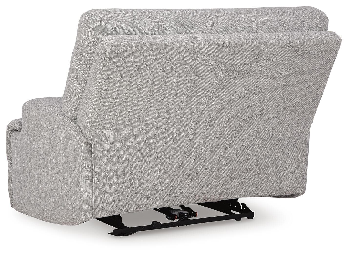 Acklen Place Oversized Power Recliner — Black/Gray — view 7