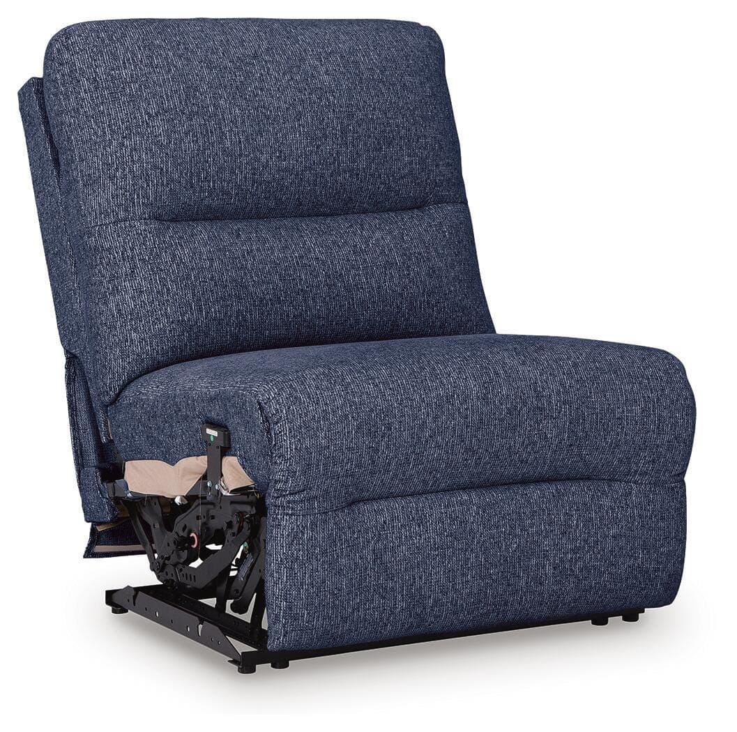 Acklen Place 3-Piece Power Reclining Sectional — Navy — view 3