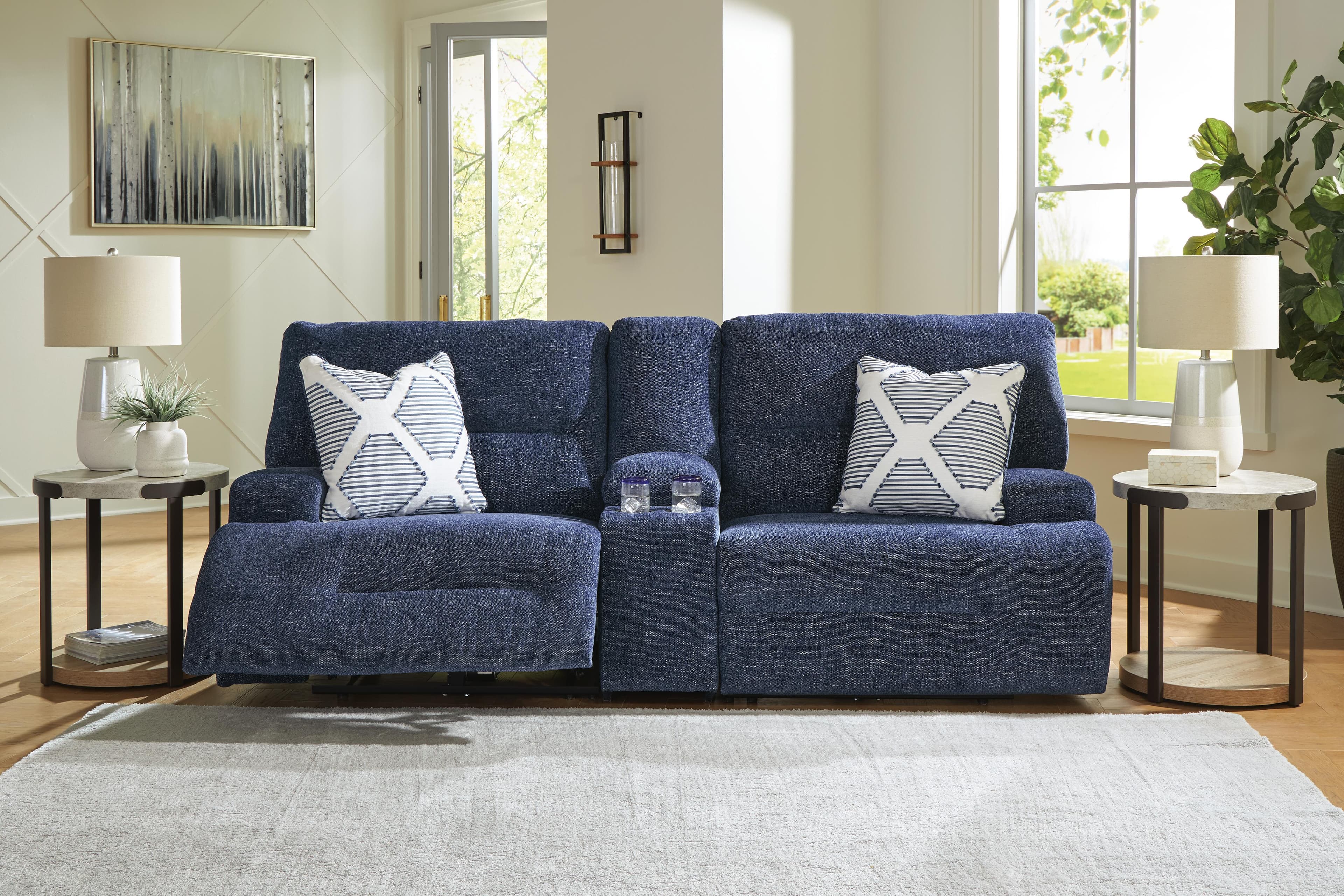 Acklen Place 3-Piece Sectional — Navy — view 2