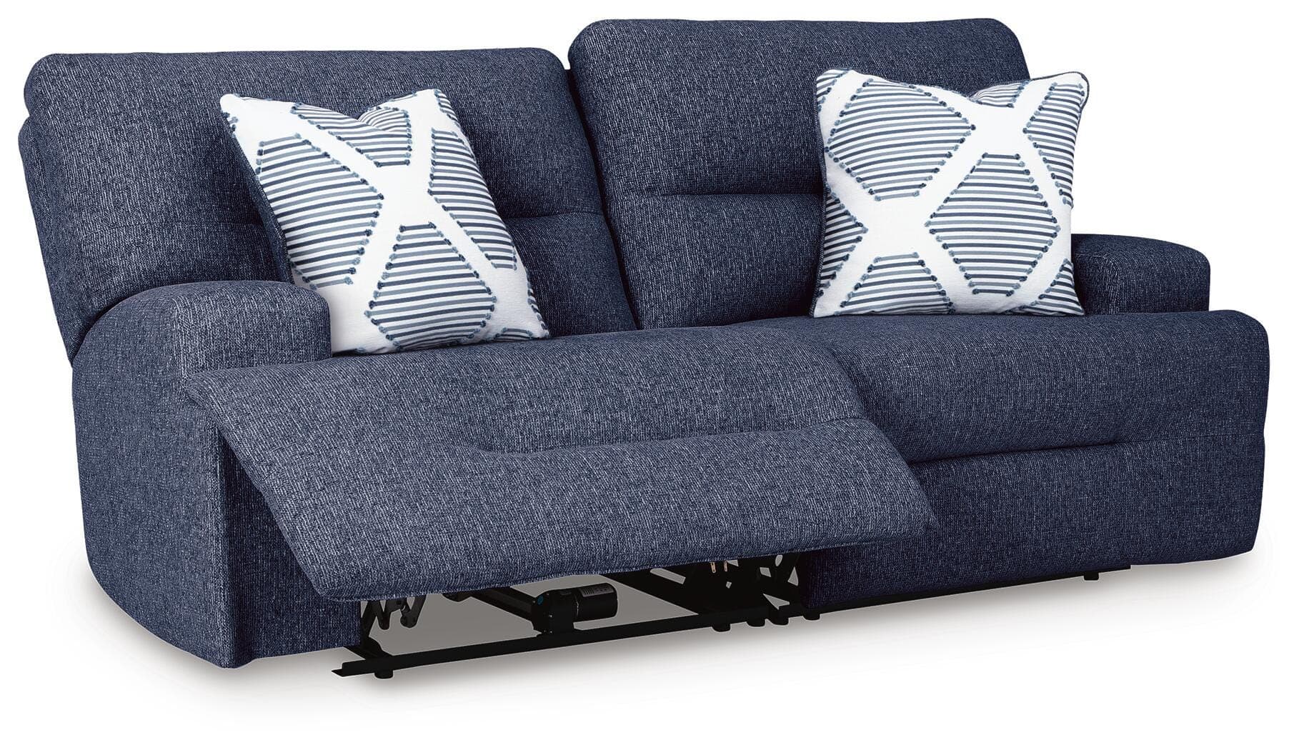 Acklen Place 2-Piece Power Reclining Sectional — Navy — view 3