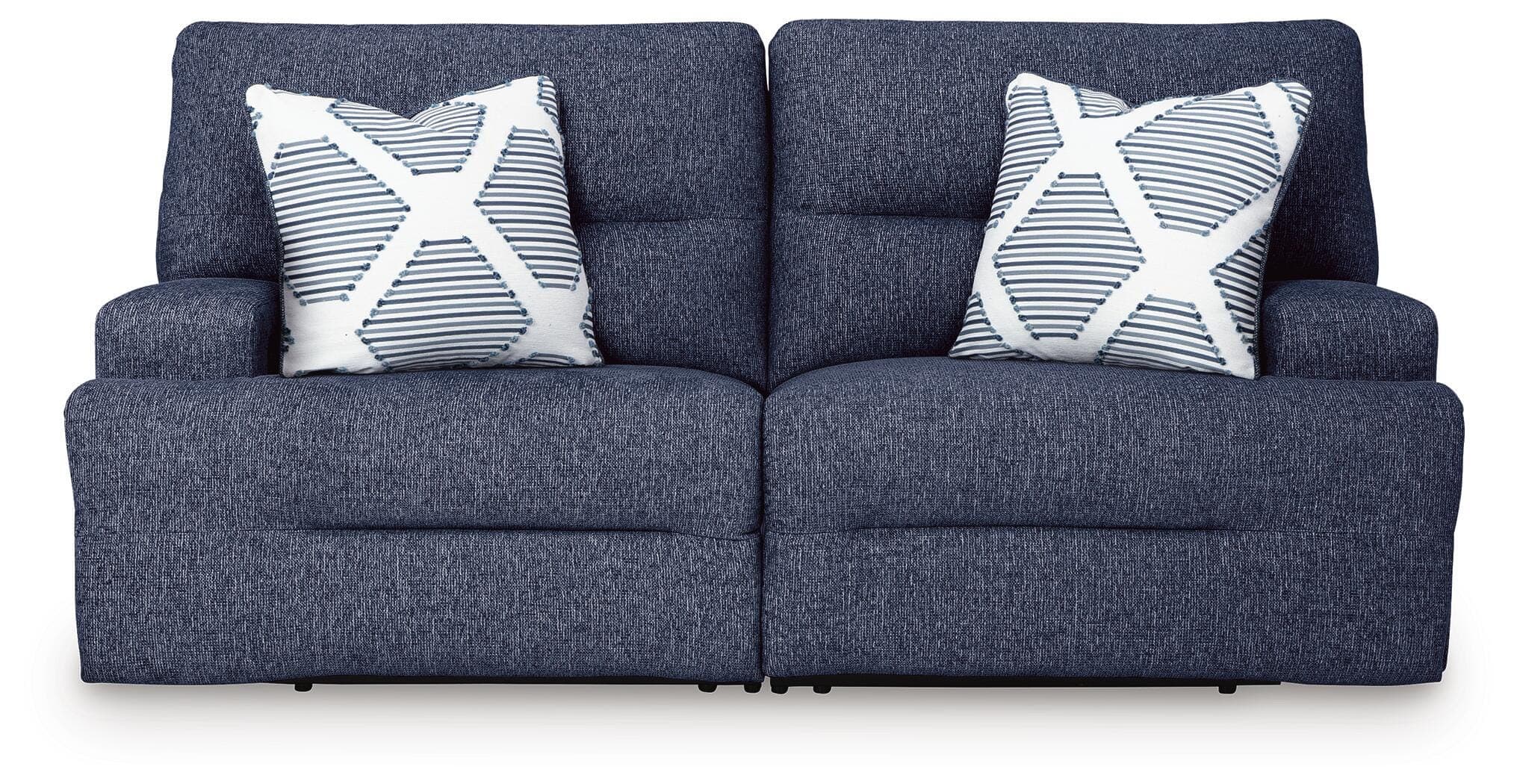 Acklen Place 2-Piece Power Reclining Sectional — Navy — view 4