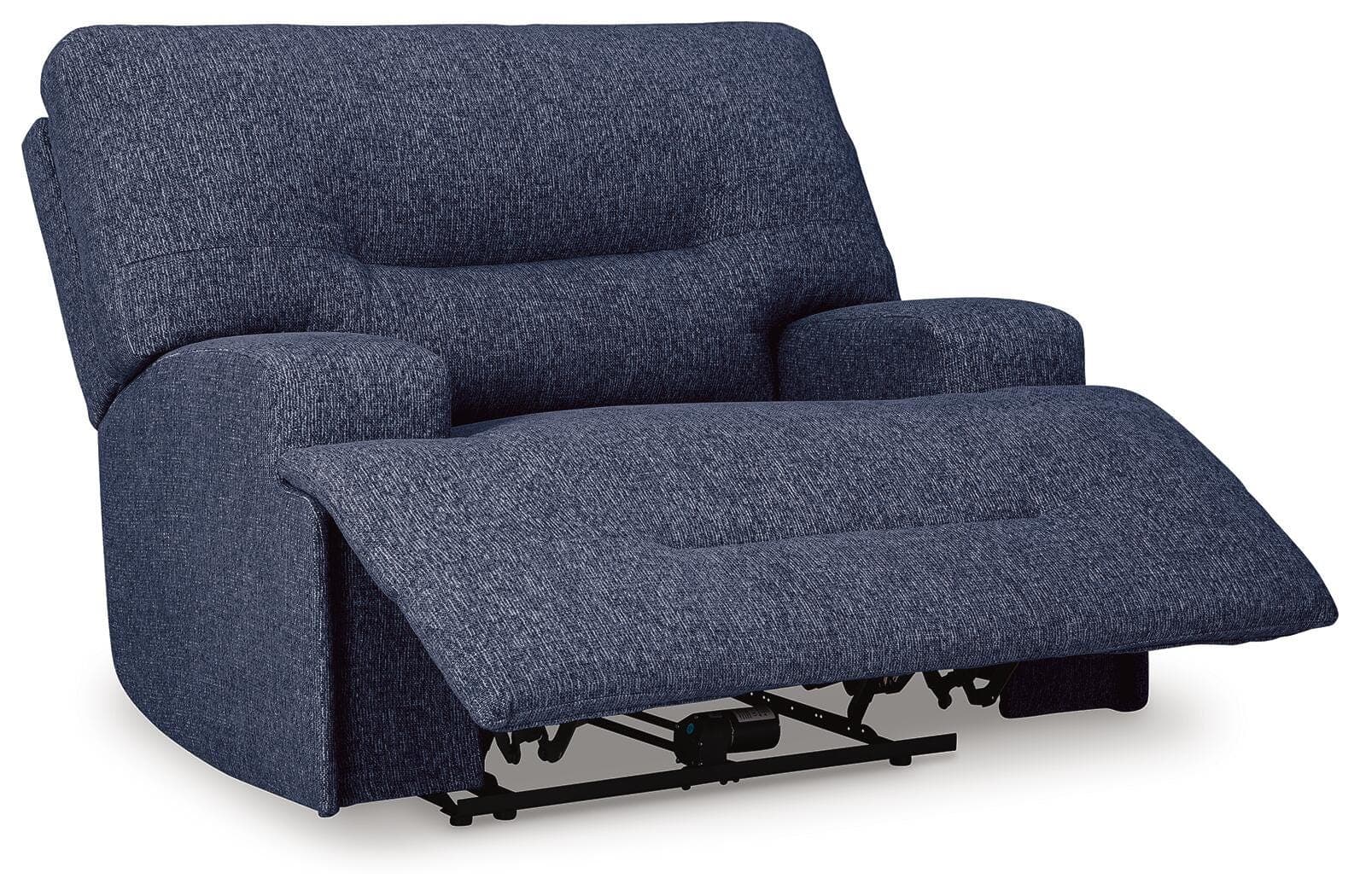 Acklen Place Oversized Power Recliner — Blue — view 3