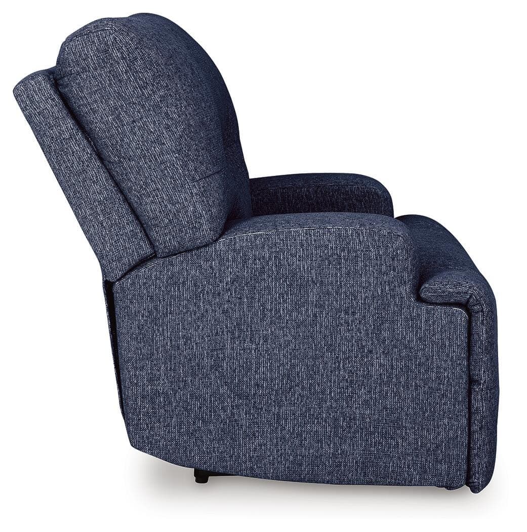 Acklen Place Oversized Power Recliner — Blue — view 6