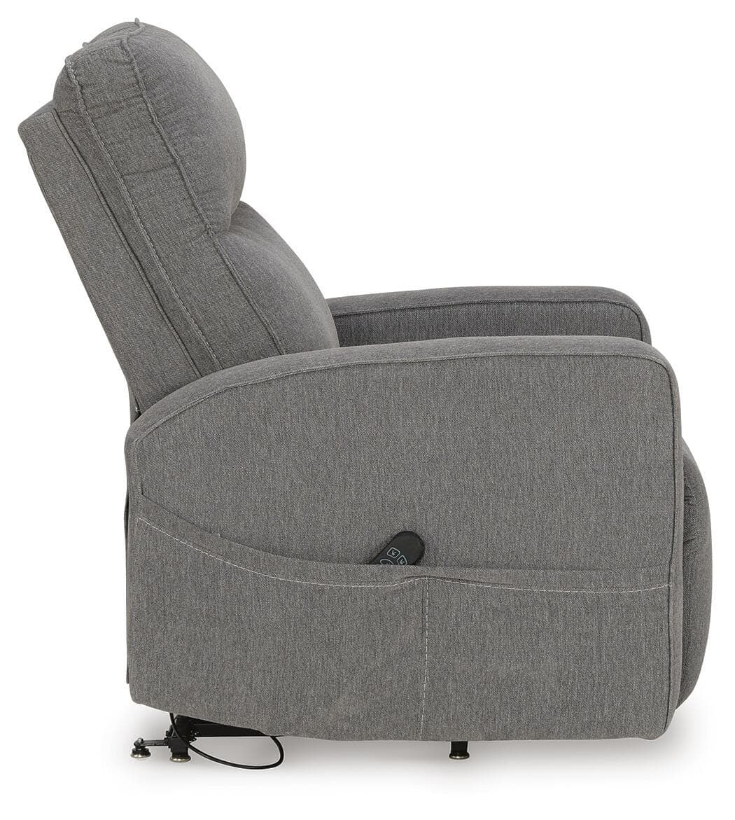 Starganza Power Lift Recliner — Black/Gray & Brown/Beige — view 6