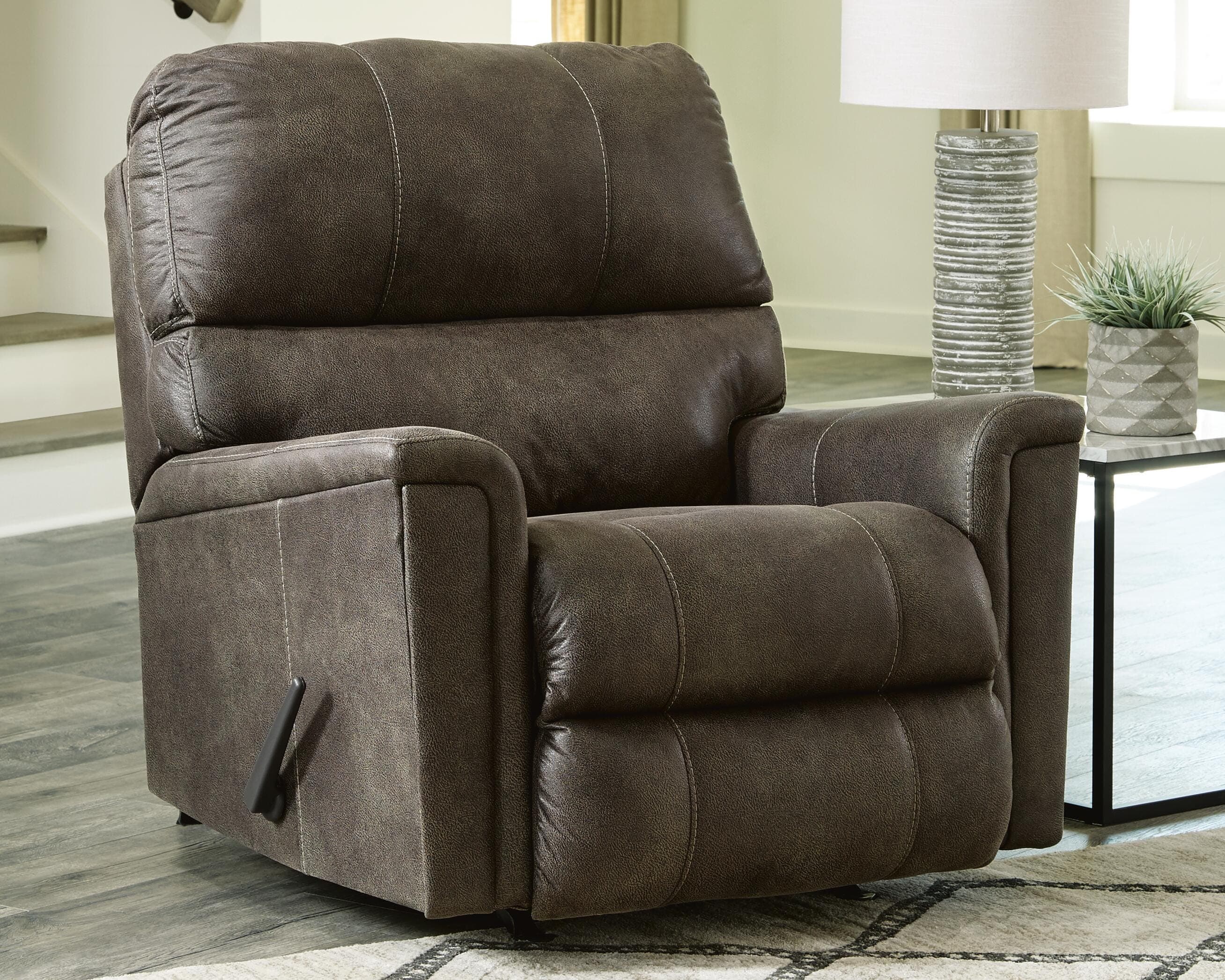 Navi Recliner — Black/Gray — view 2