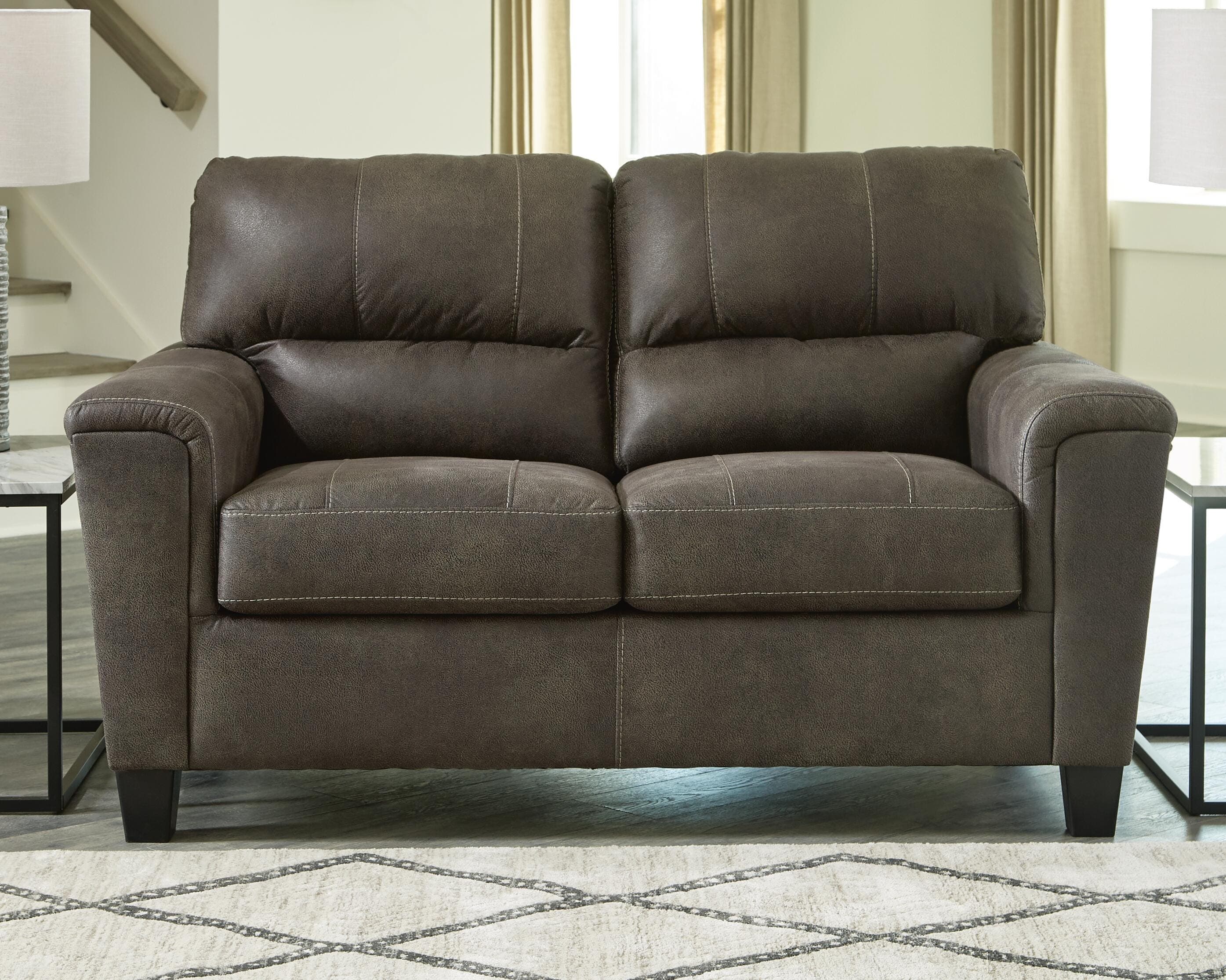 Navi Loveseat — Black/Gray — view 2